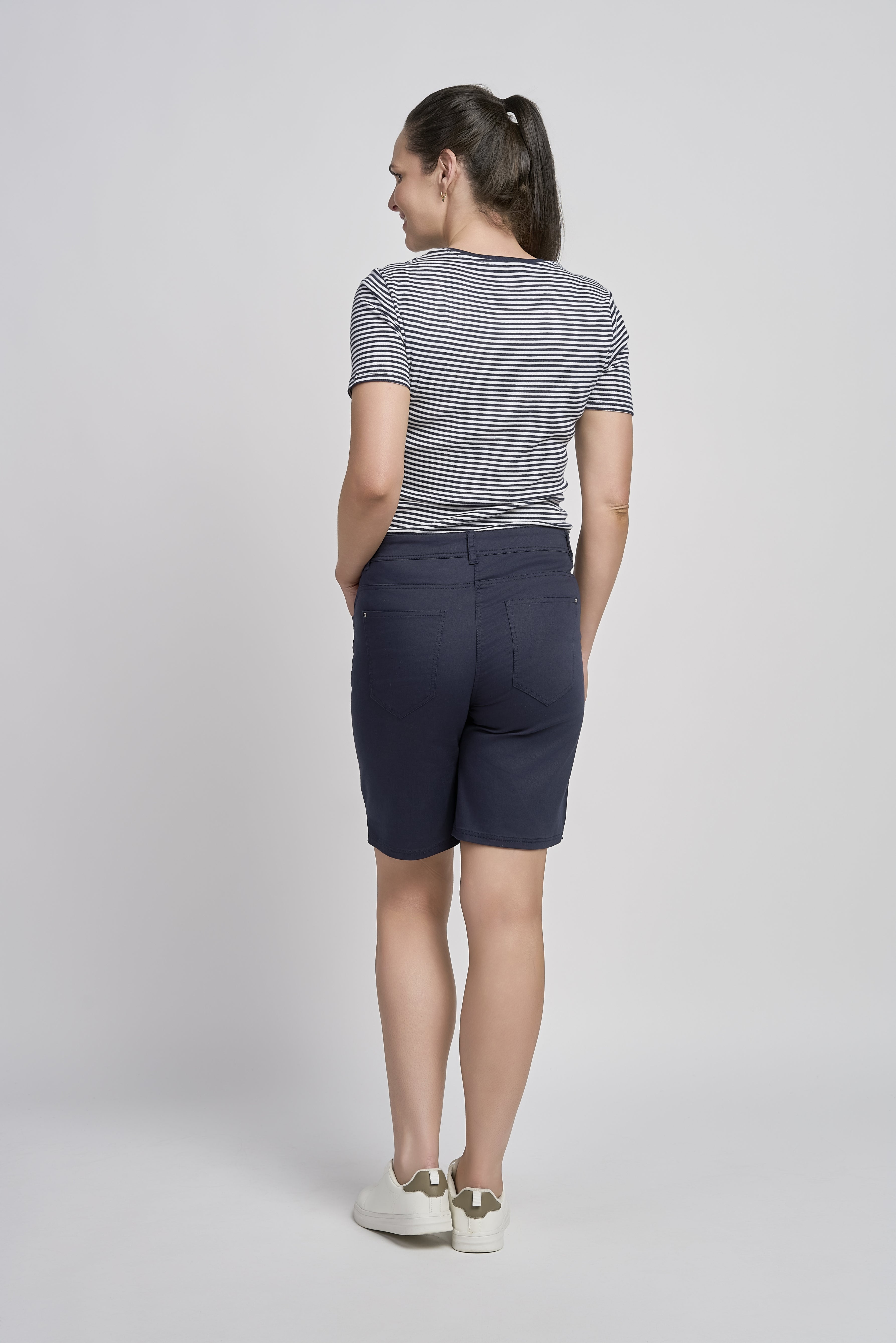 Pinns Navy Chino Shorts - The Coastal Boutique