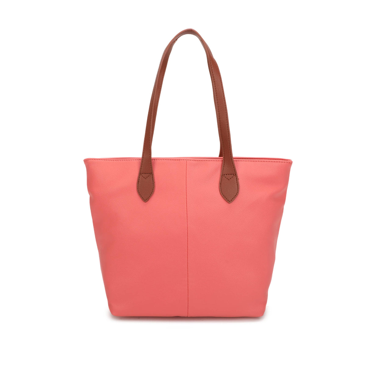 Two-tone handle tote bag in Navy, Teal, Dark Grey and Coffee - product view 7