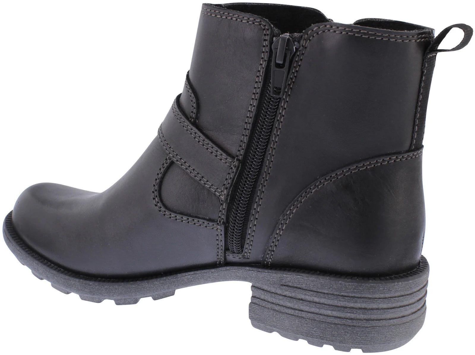 Free Spirit Leather Buckle Ankle Boots image 1