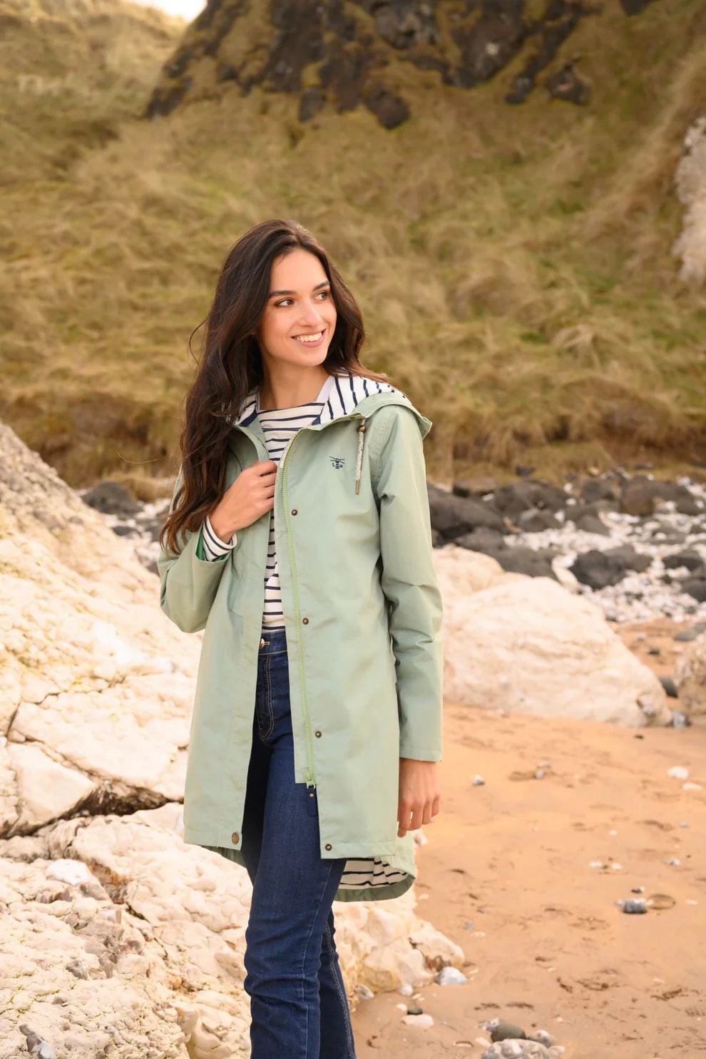 Lighthouse Beachcomber Long Coat Jacket image 11