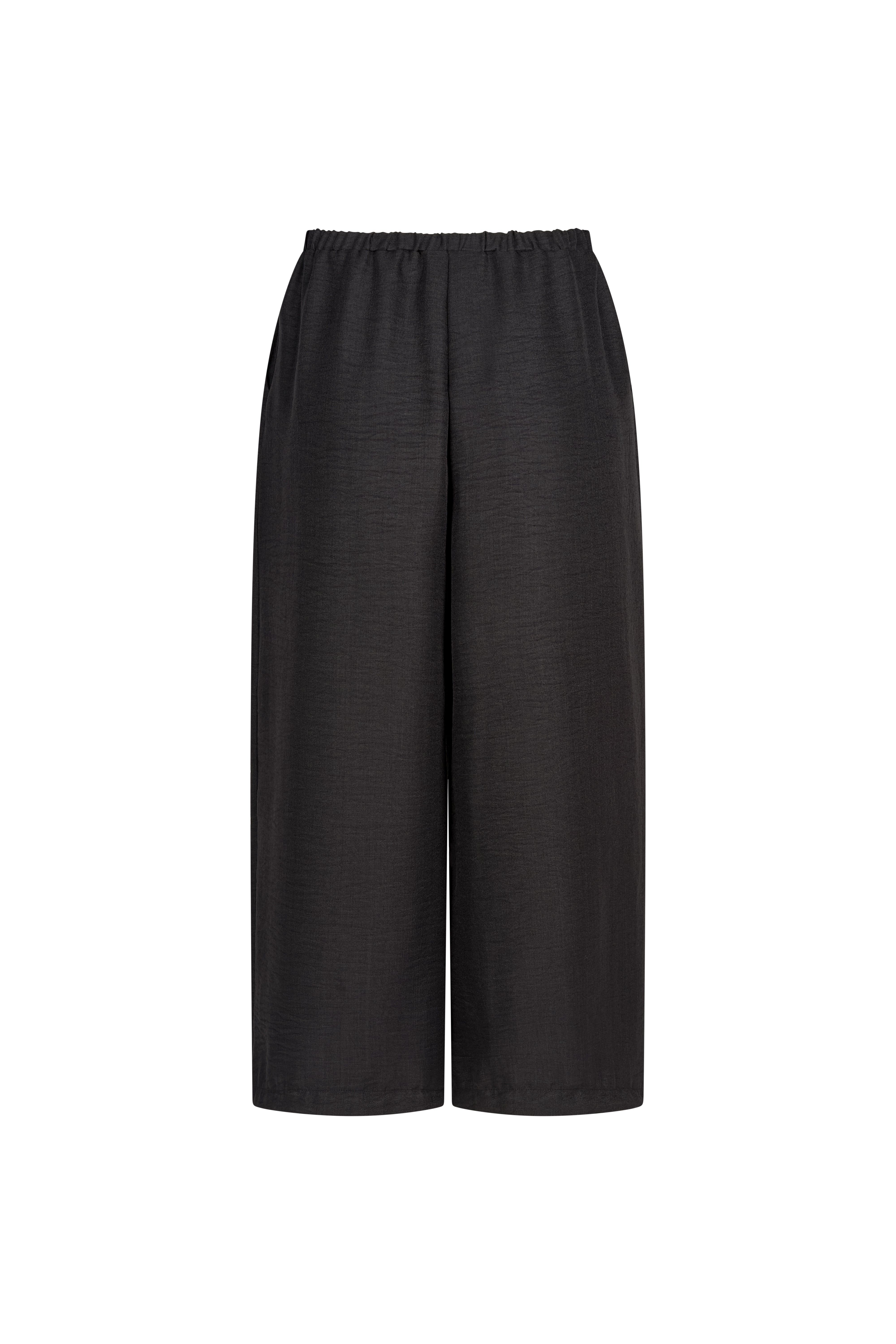 Pinns Linen Look Culotte Trousers - The Coastal Boutique
