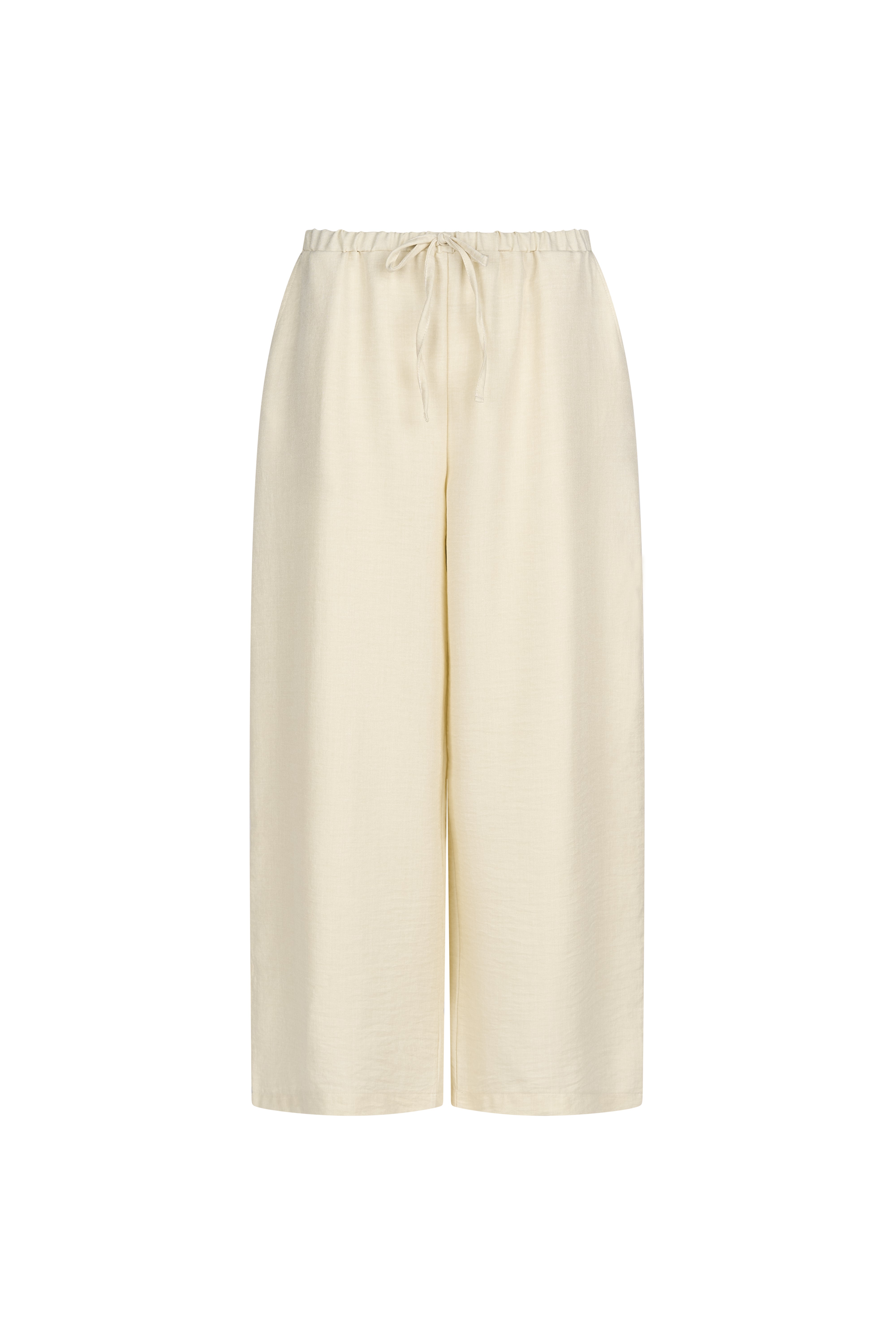 Pinns Linen Look Culotte Trousers - The Coastal Boutique