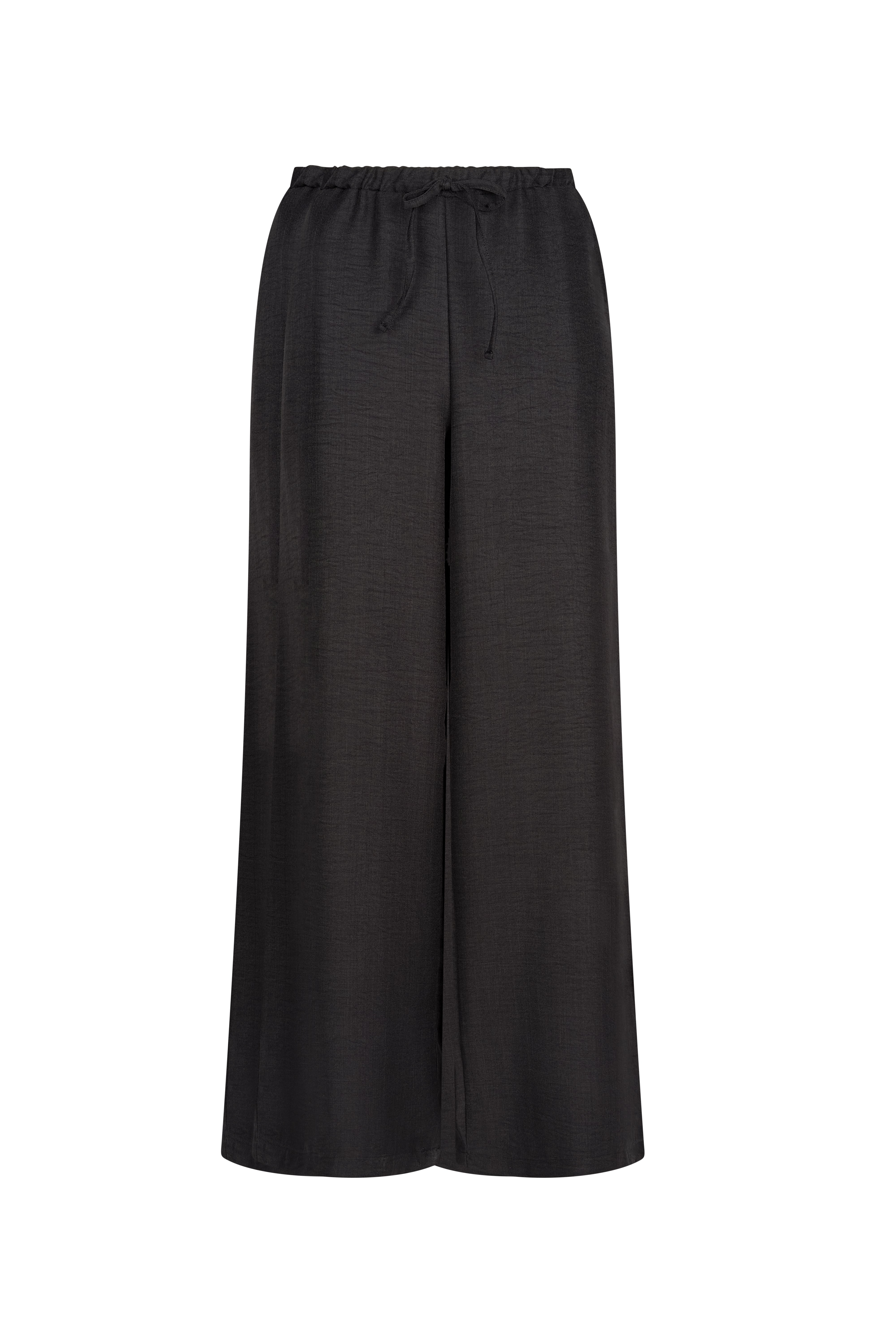 Pinns Linen Look Wide Leg Trousers - The Coastal Boutique
