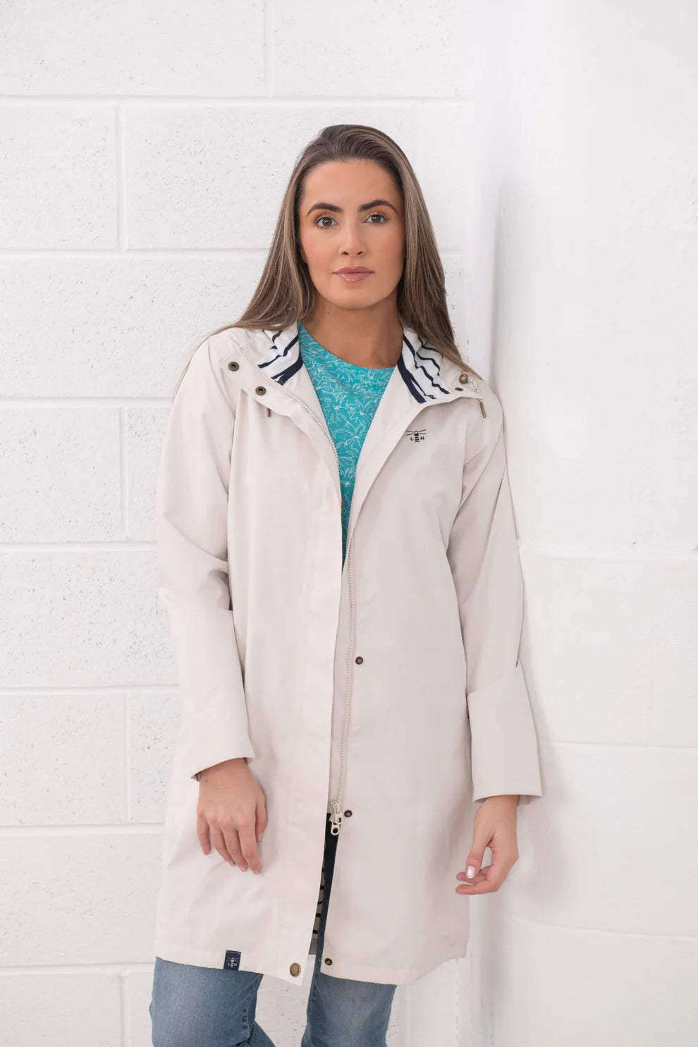 Lighthouse Beachcomber Long Coat Jacket image 1