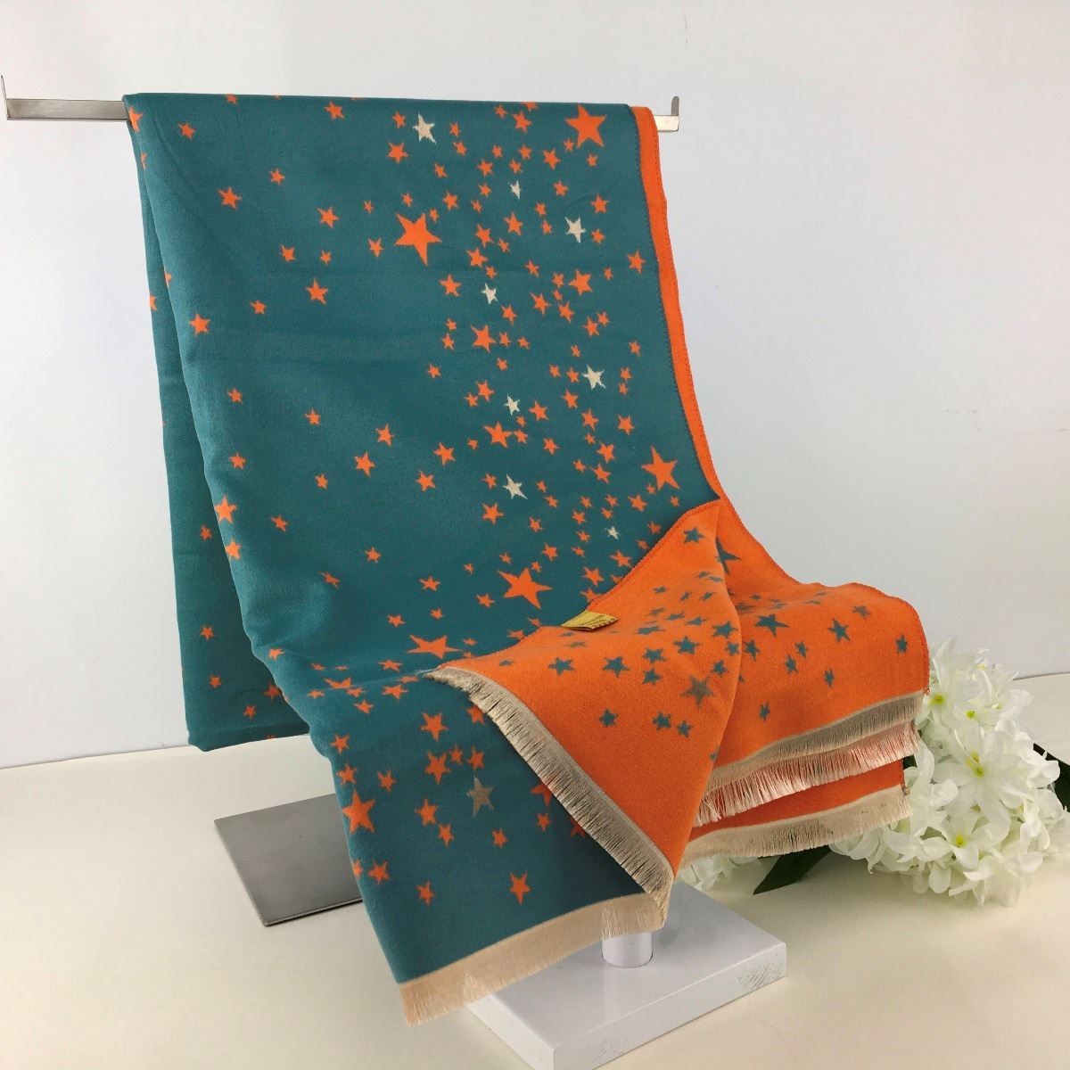 Reversible Star Print Scarf image 1