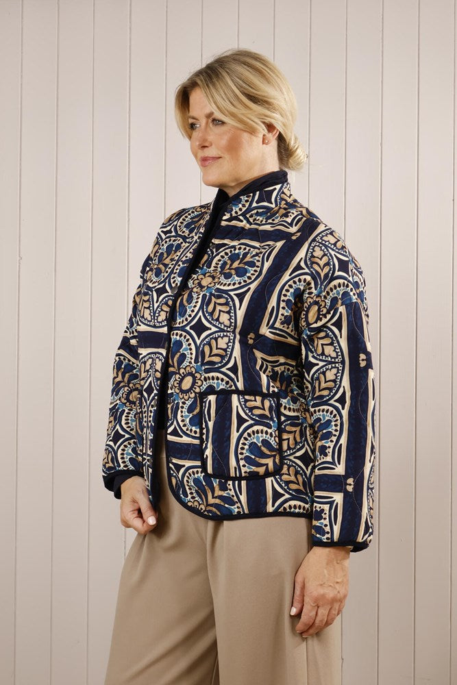 Goose Island Paisley Quilted Bomber Jacket image 2