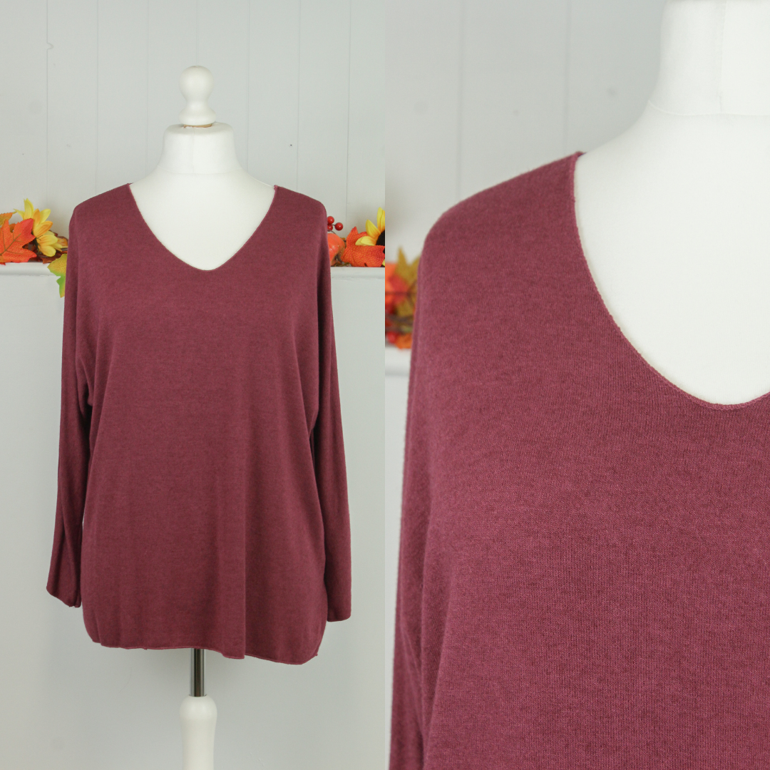 V-Neck Soft Knit Jumper  image 8