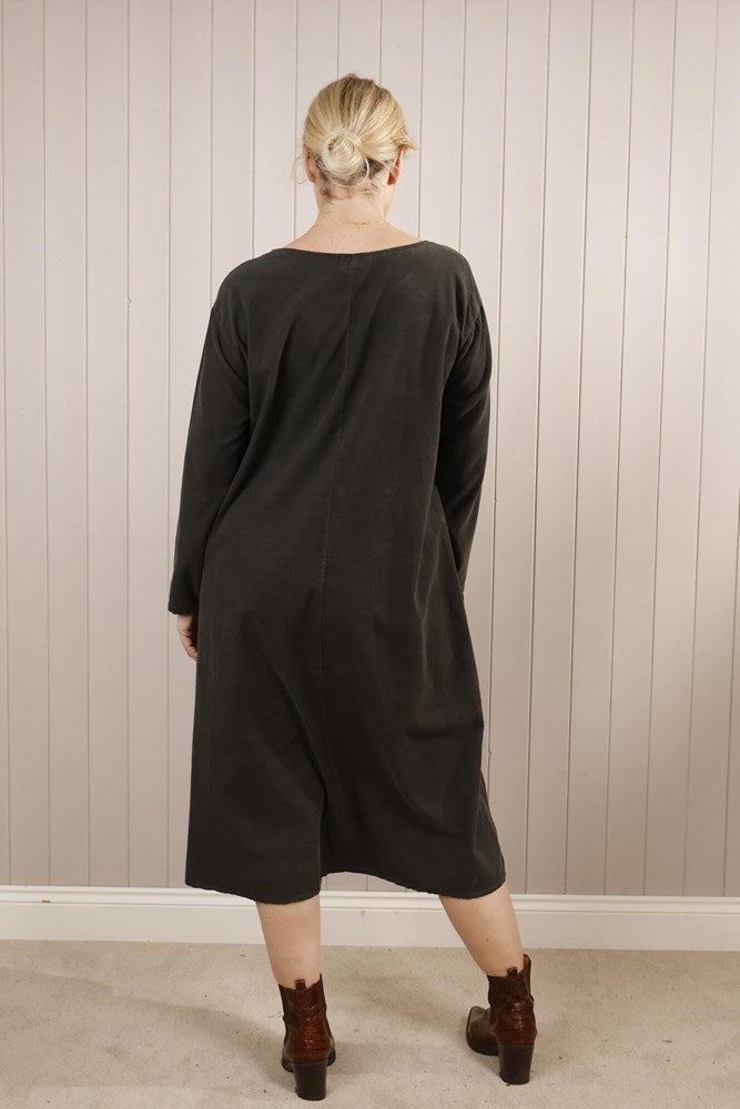 Goose Island Fine Cord 3 Button Dress image 2