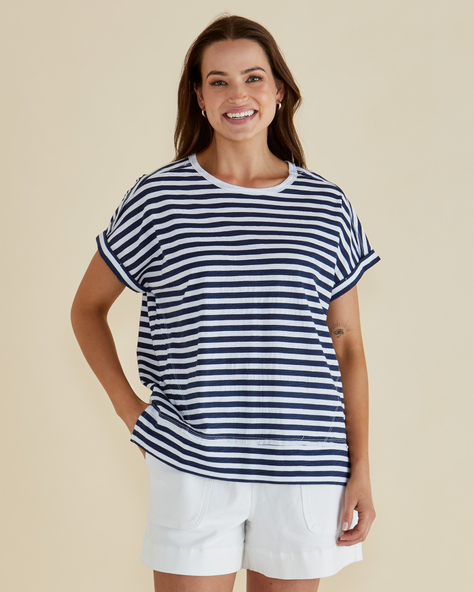 Betty Basics Round Neck Shirley T-Shirt
