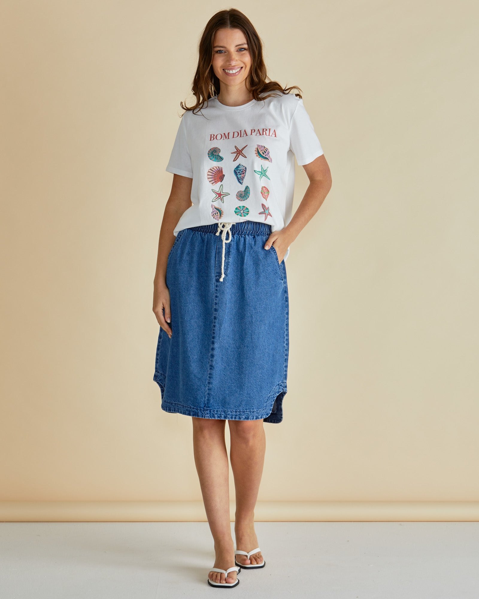Betty Basics Dara Denim Skirt