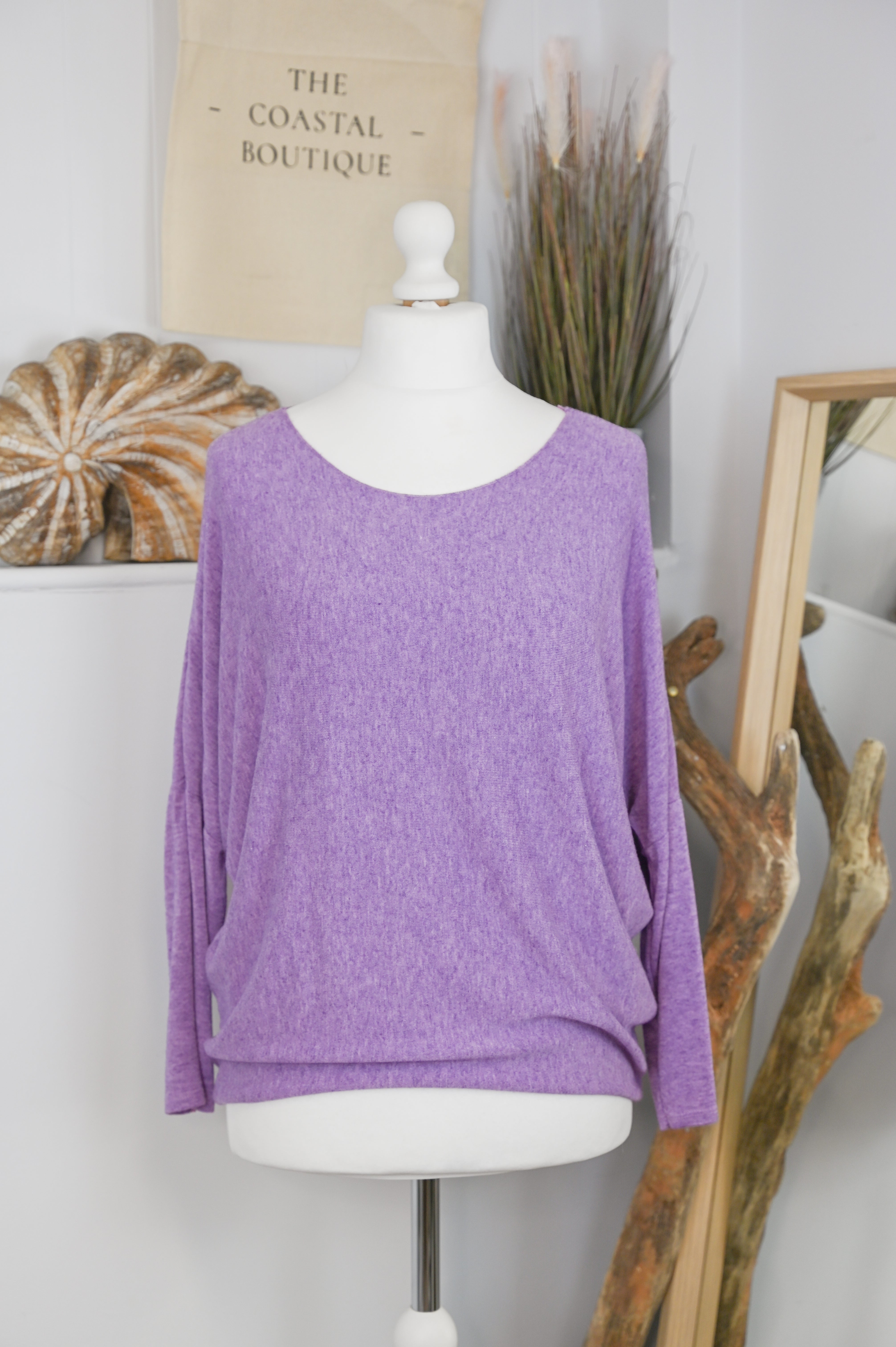 Round Neck Soft Knit Jumper - The Coastal Boutique