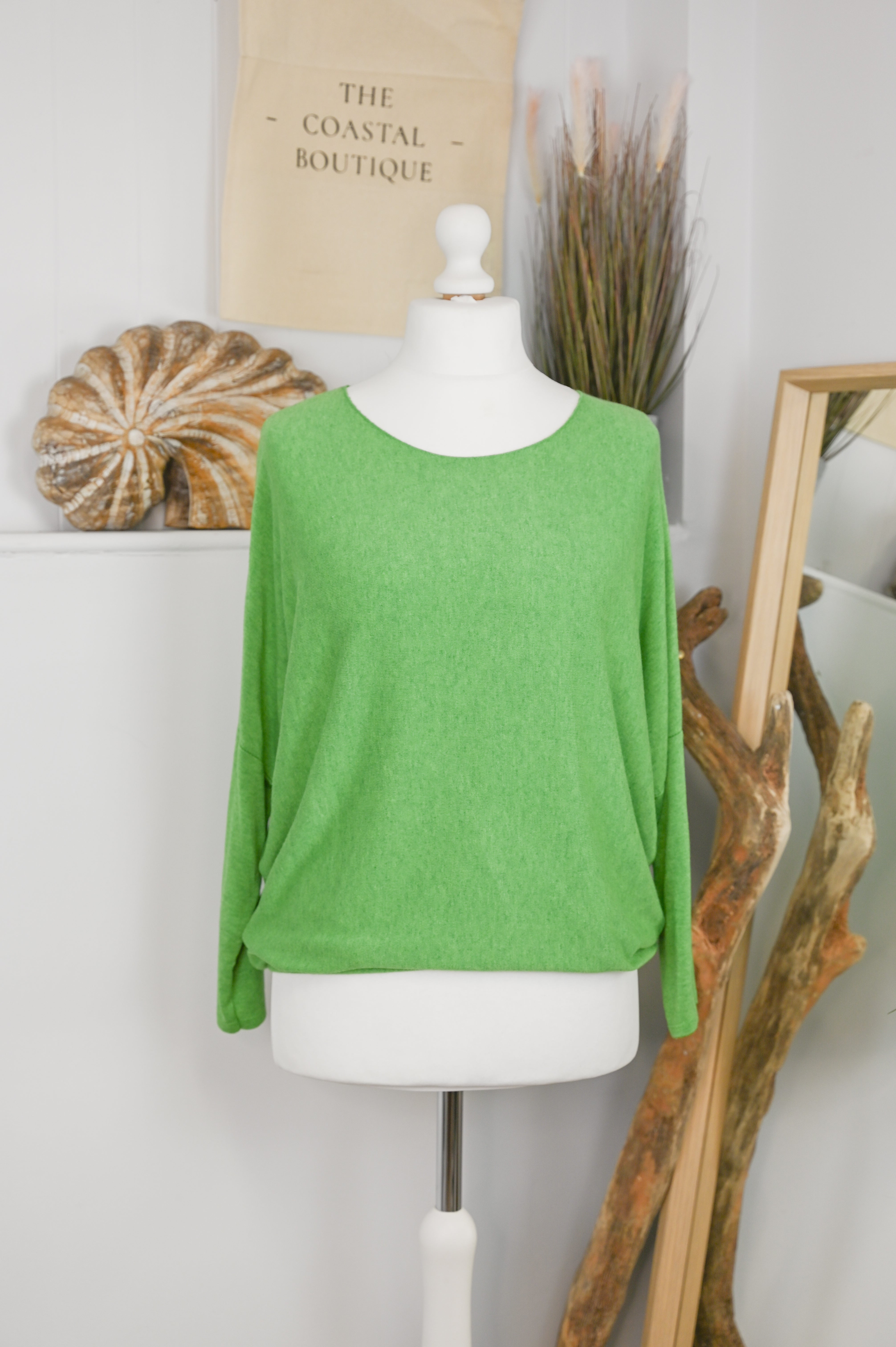 Round Neck Soft Knit Jumper - The Coastal Boutique