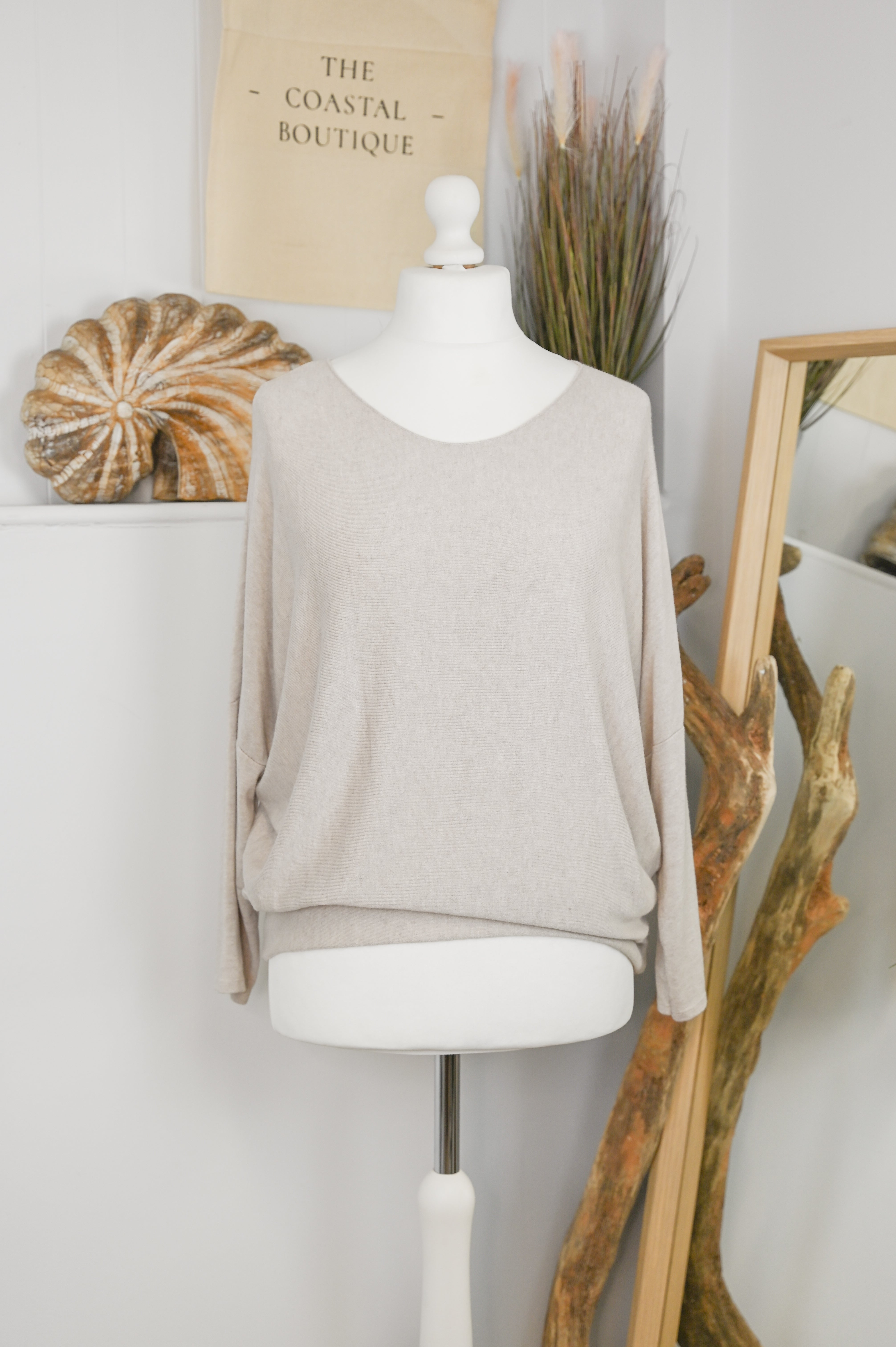 Round Neck Soft Knit Jumper - The Coastal Boutique
