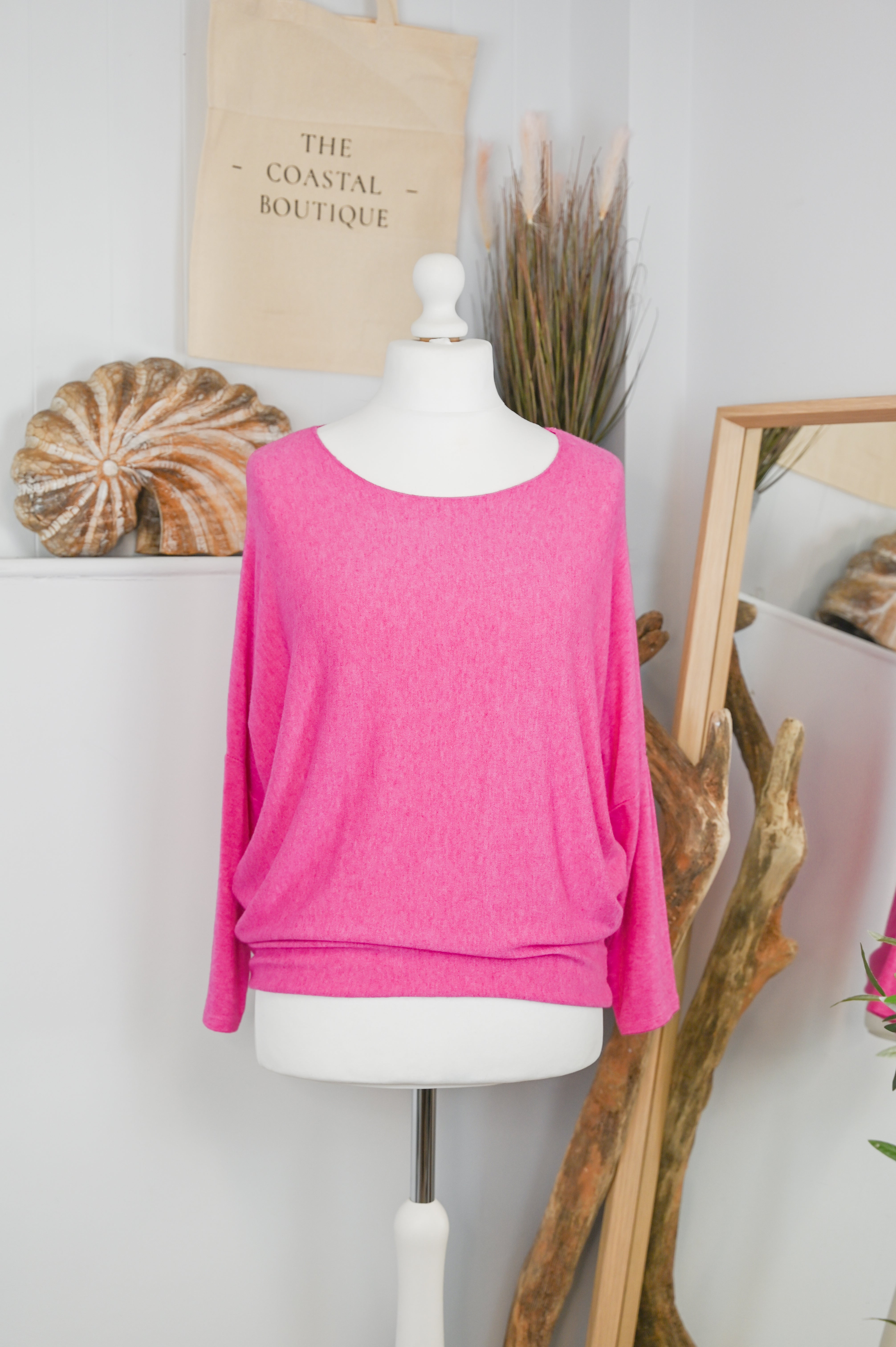Round Neck Soft Knit Jumper - The Coastal Boutique