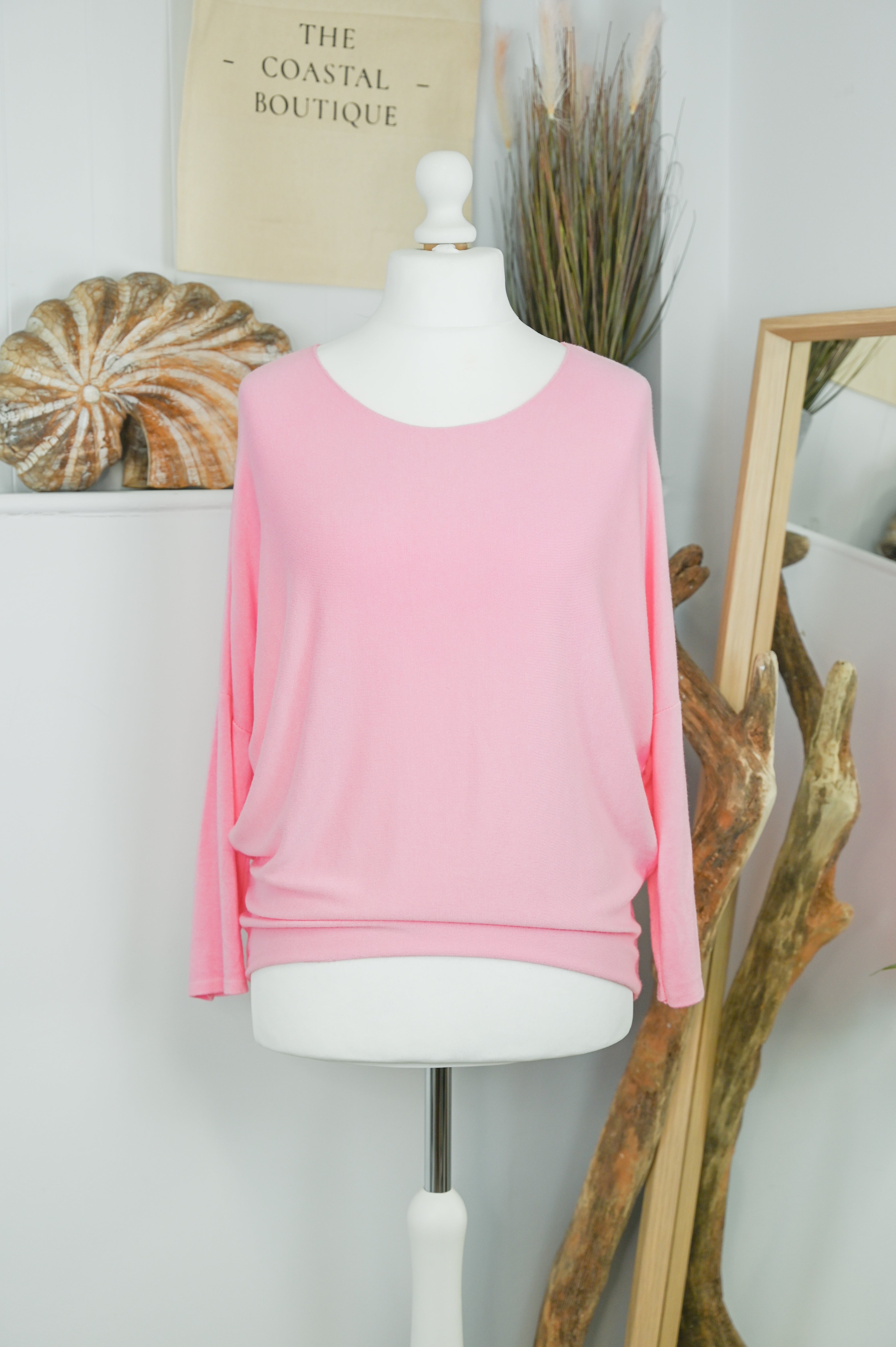 Round Neck Soft Knit Jumper - The Coastal Boutique