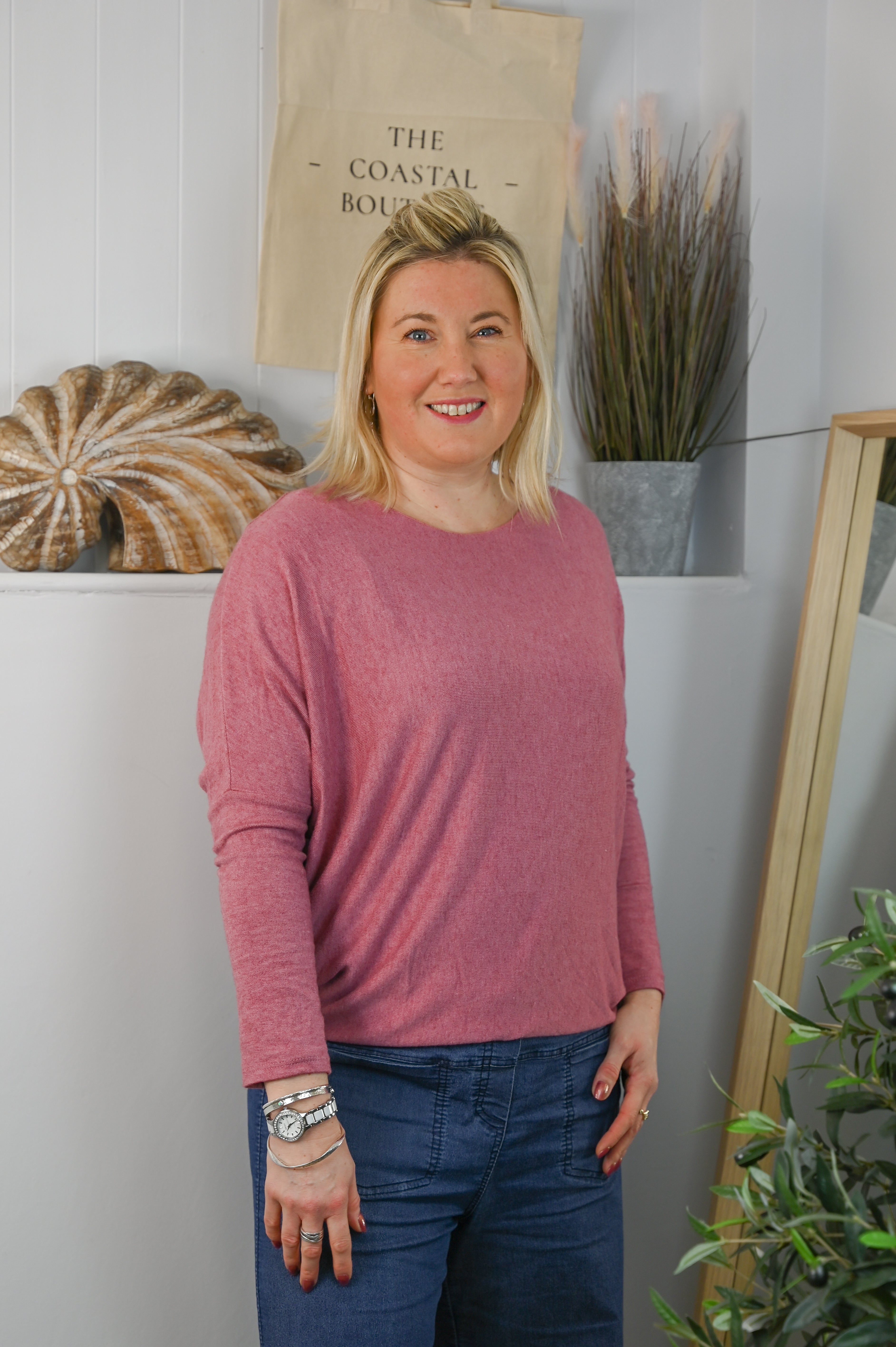 Round Neck Soft Knit Jumper - The Coastal Boutique
