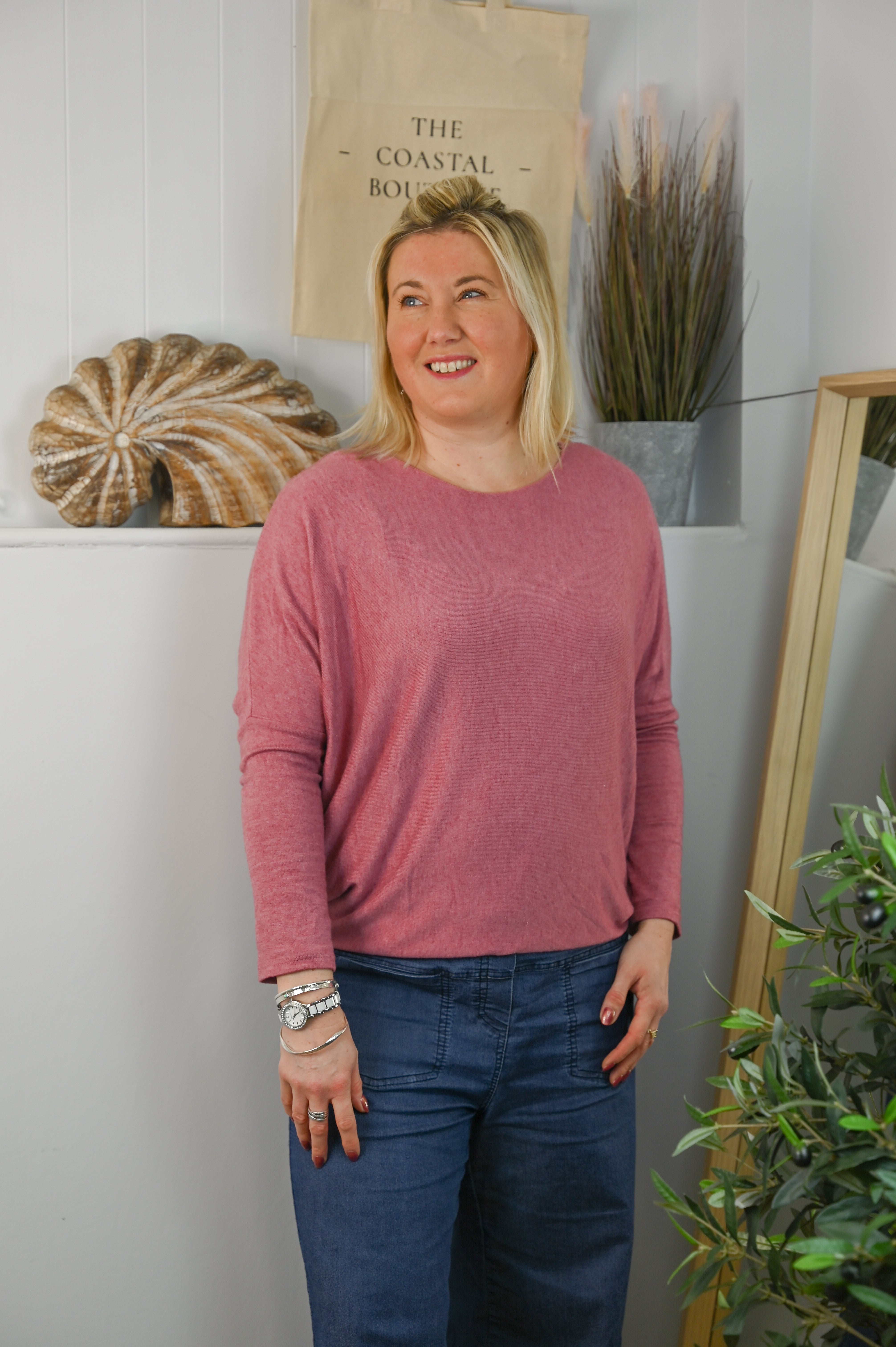 Round Neck Soft Knit Jumper - The Coastal Boutique