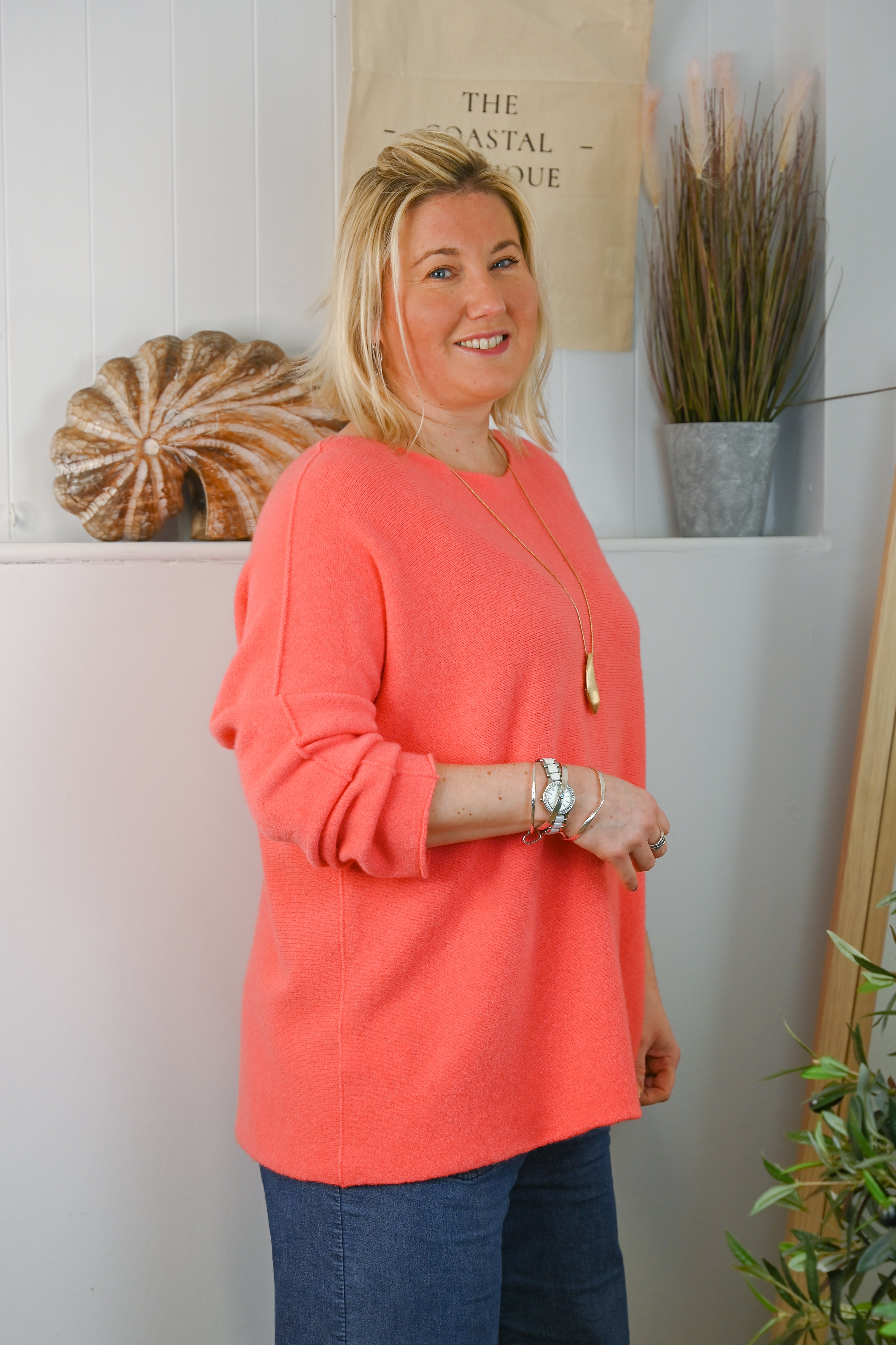 Knitted Swing Jumper Top - The Coastal Boutique