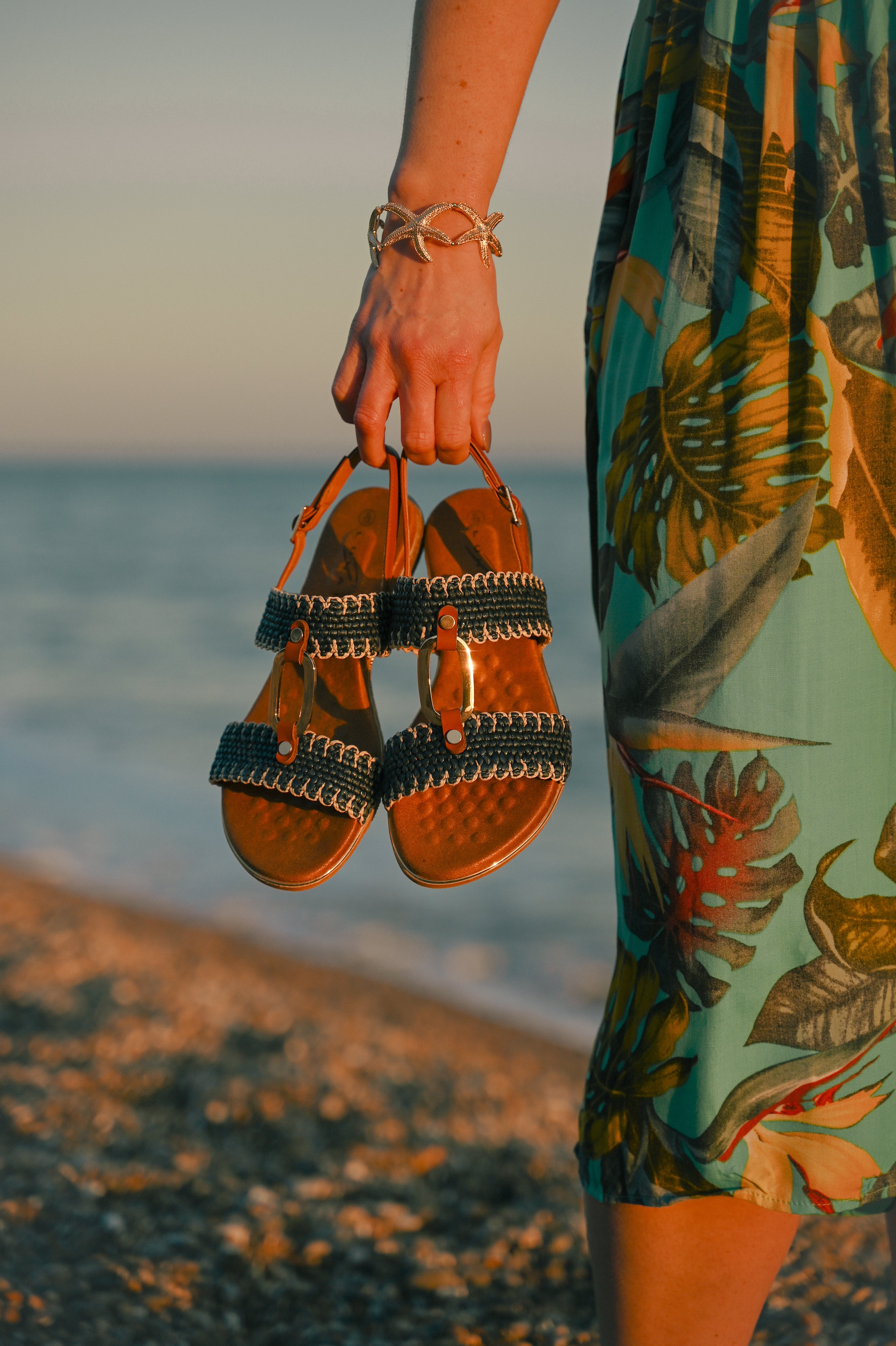 Lunar Jules Woven Slingback Sandals - The Coastal Boutique