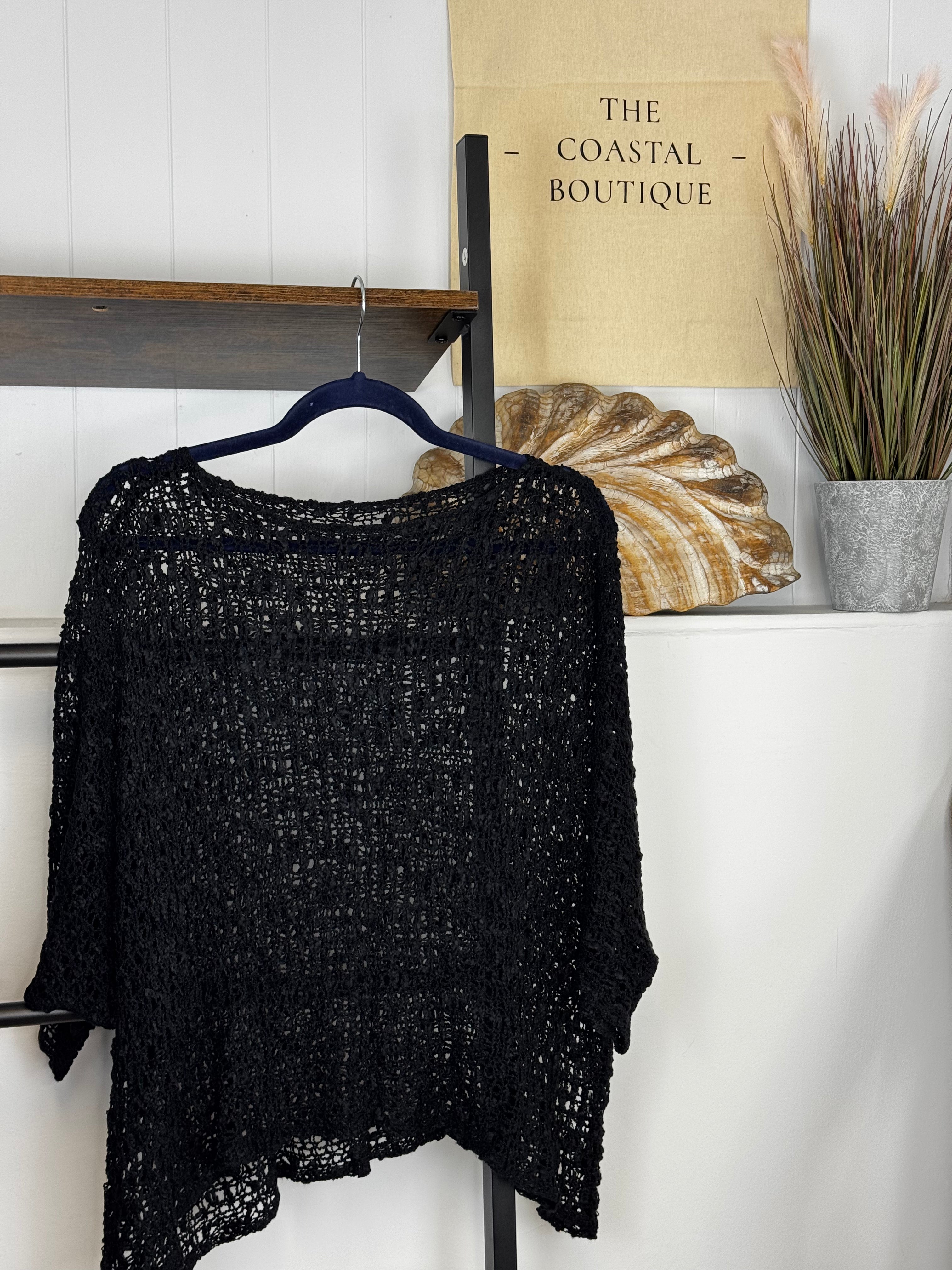 Popcorn Poncho - The Coastal Boutique