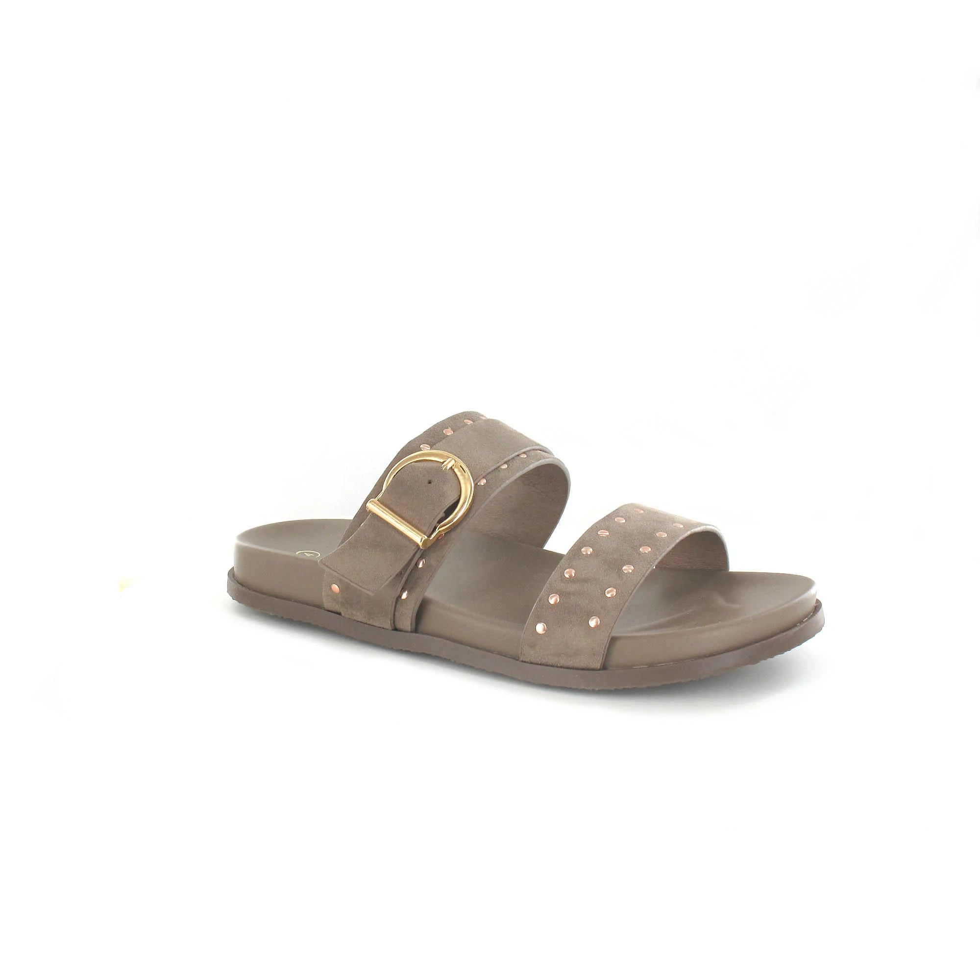Ella Shoes Julia Flat Studded Sandals - The Coastal Boutique