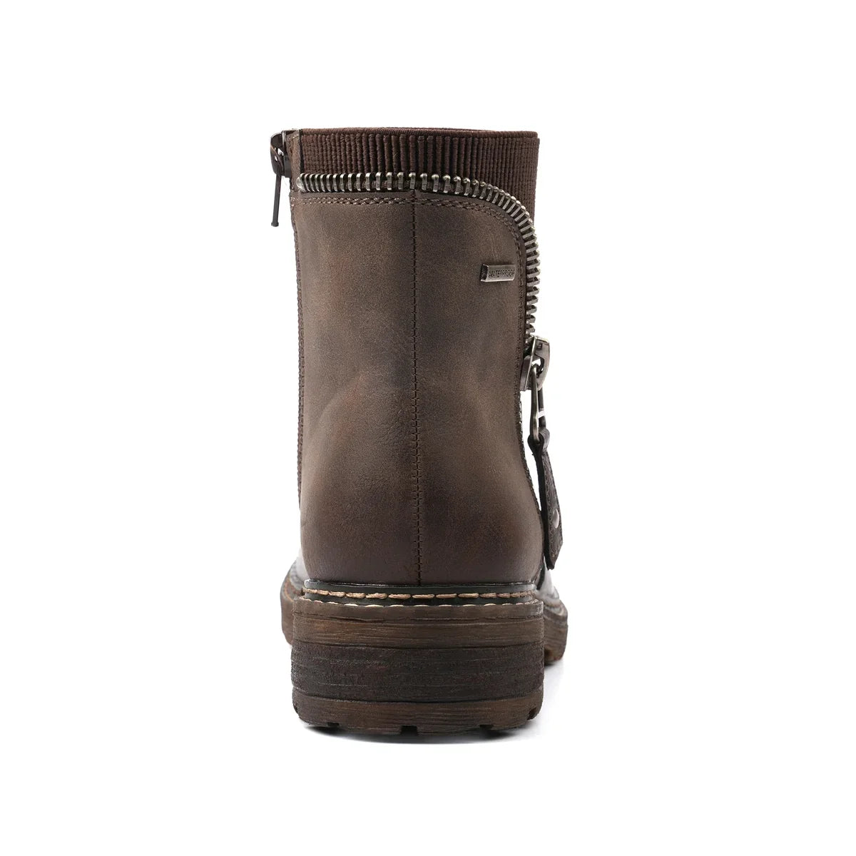 Lunar Kimmy brown waterproof ankle boot rear view