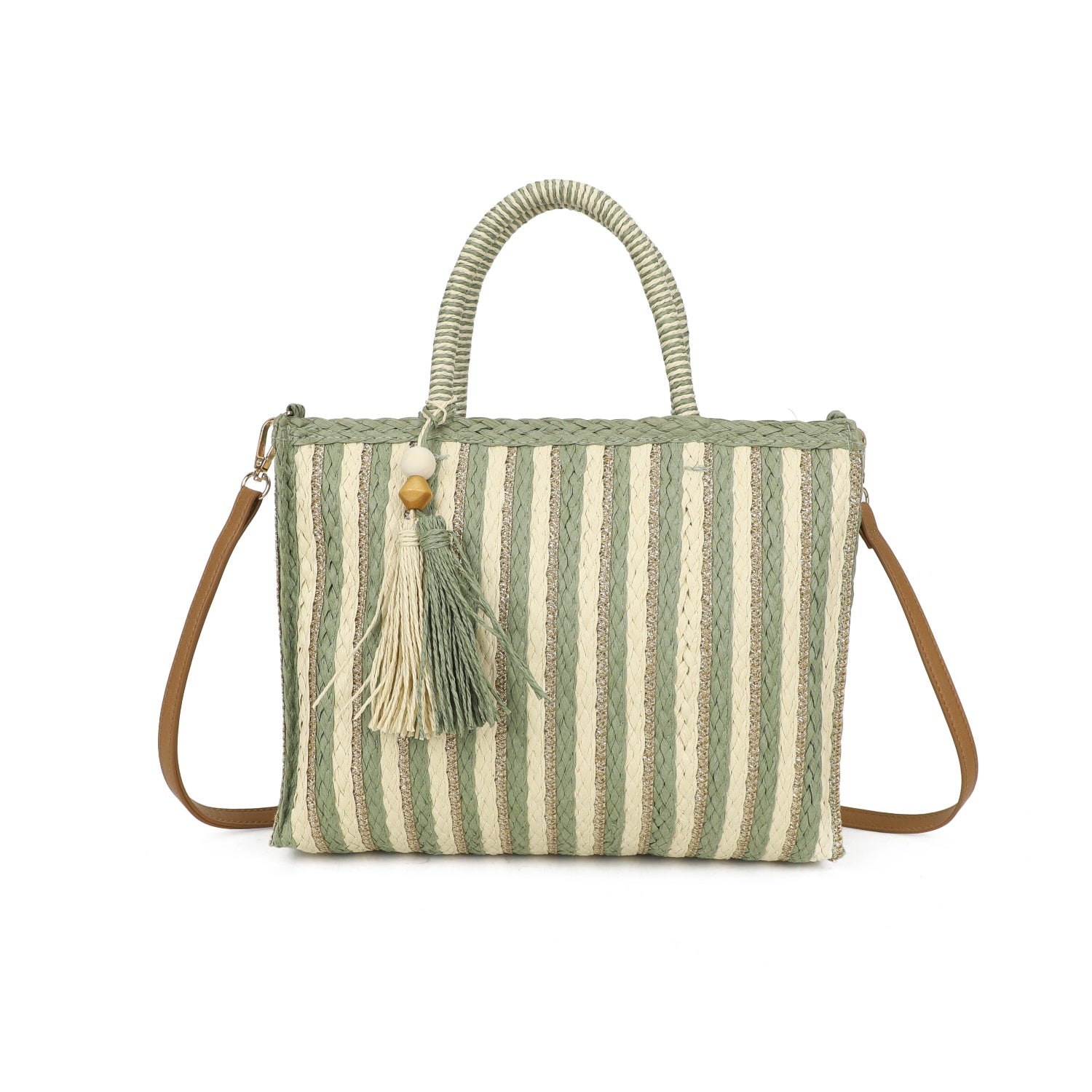 Straw Tote Bag - The Coastal Boutique