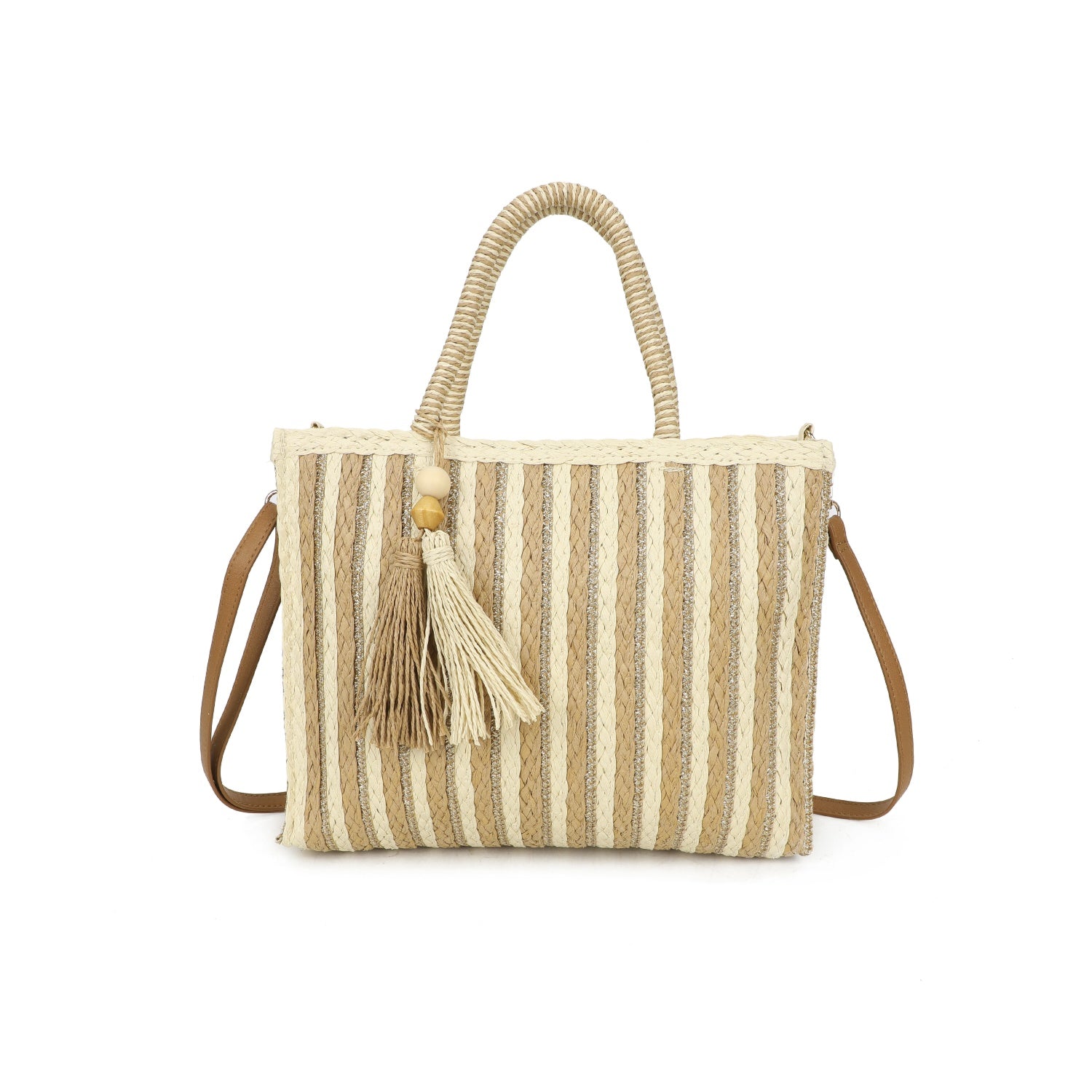 Straw Tote Bag - The Coastal Boutique