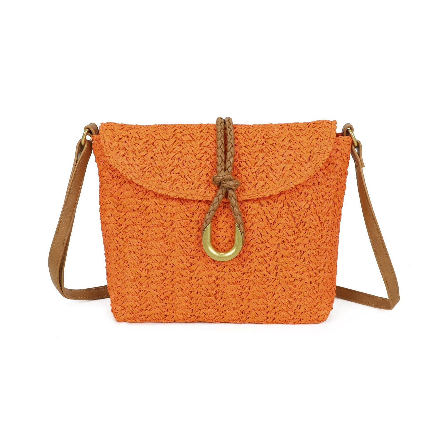 Straw Crossbody Handbag - The Coastal Boutique