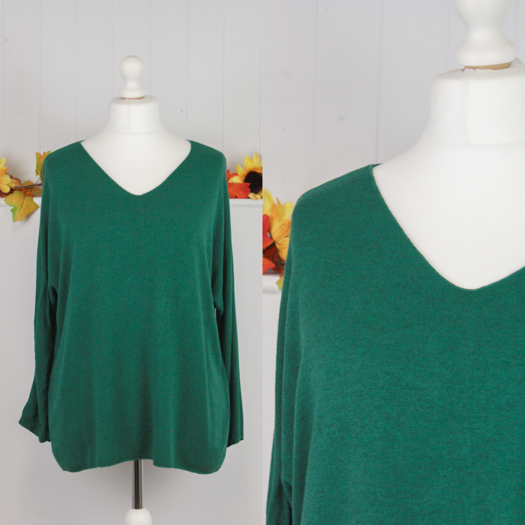 V-Neck Soft Knit Jumper  image 3