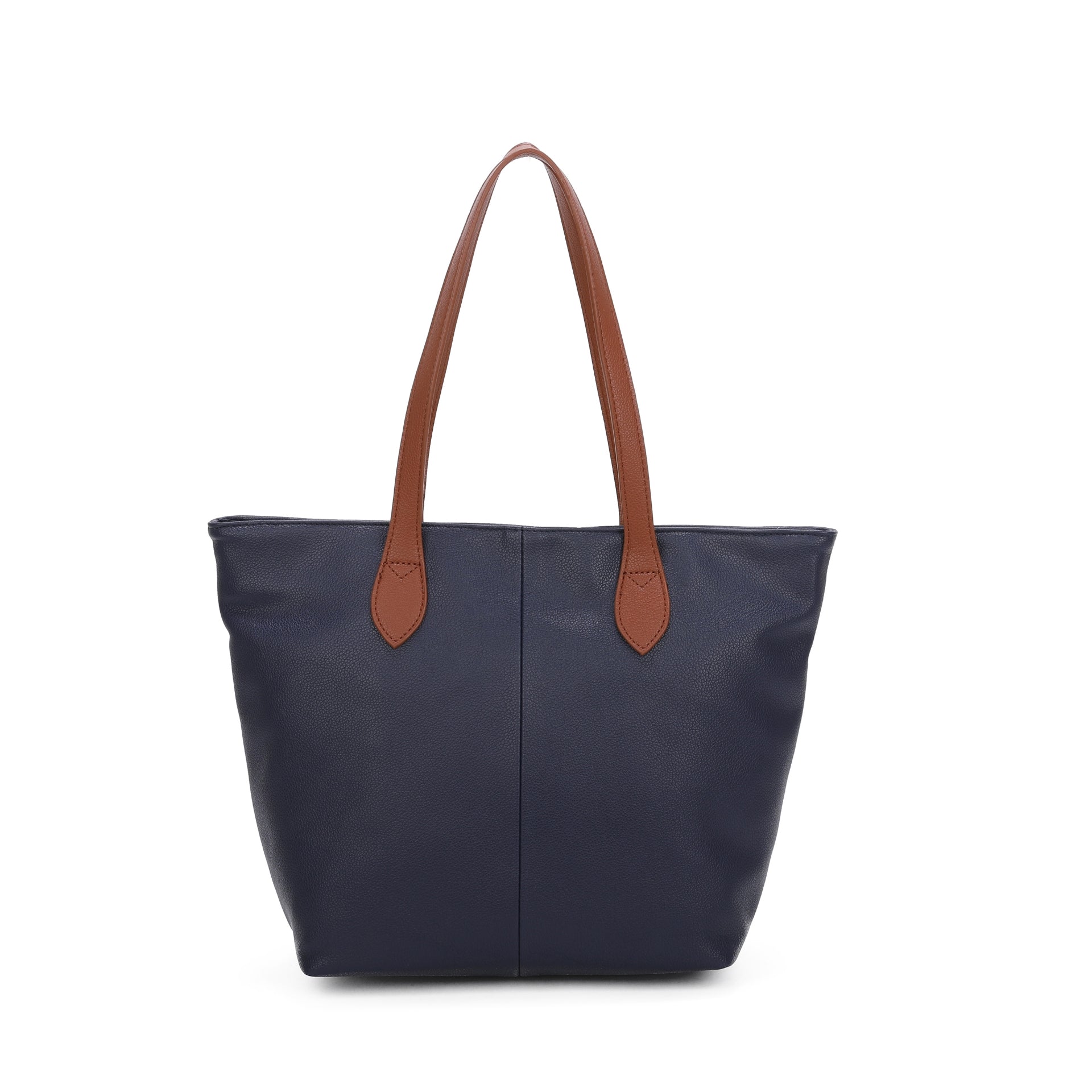 Faux Leather Shopper Tote Handbag Bag image 2