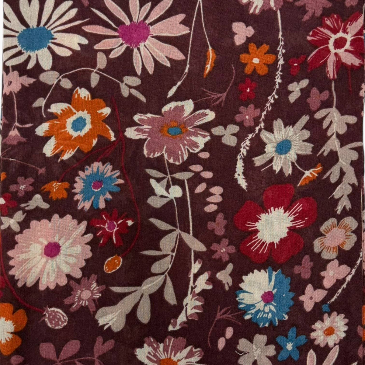 Wildflower Floral Print Scarf - The Coastal Boutique