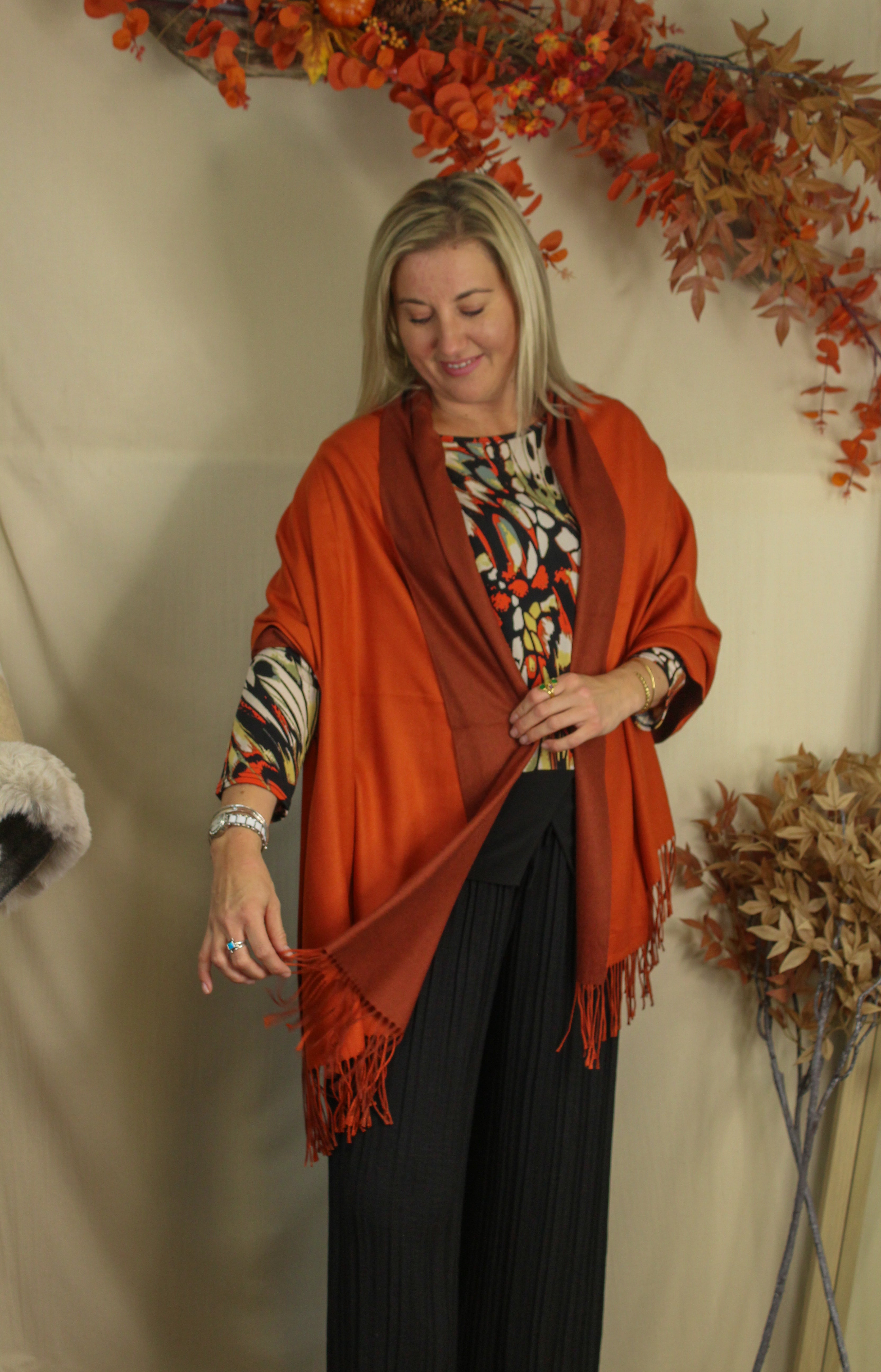 Two Tone Reversible Scarf image 9