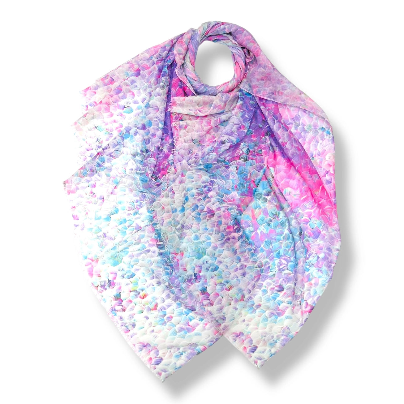Vibrant Mosaic Print Scarf - The Coastal Boutique