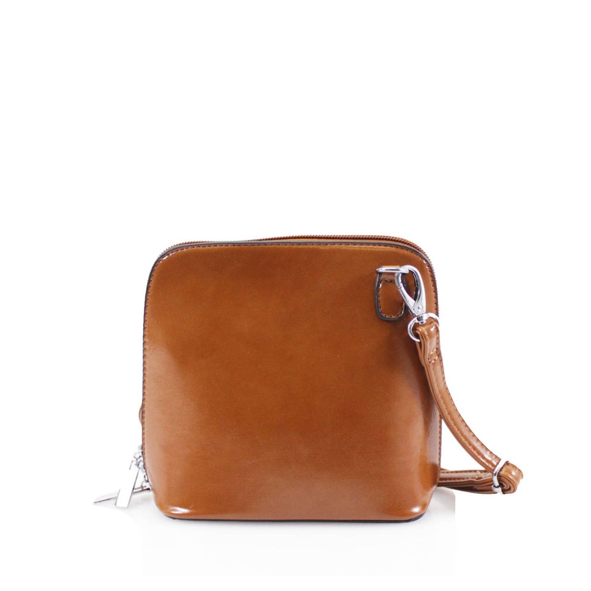 Faux leather square crossbody bag in a choice of colours - product view 14