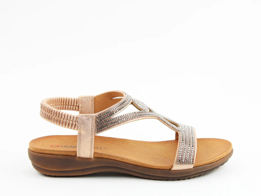 Heavenly Feet Pippa Metallic Sandal image 1