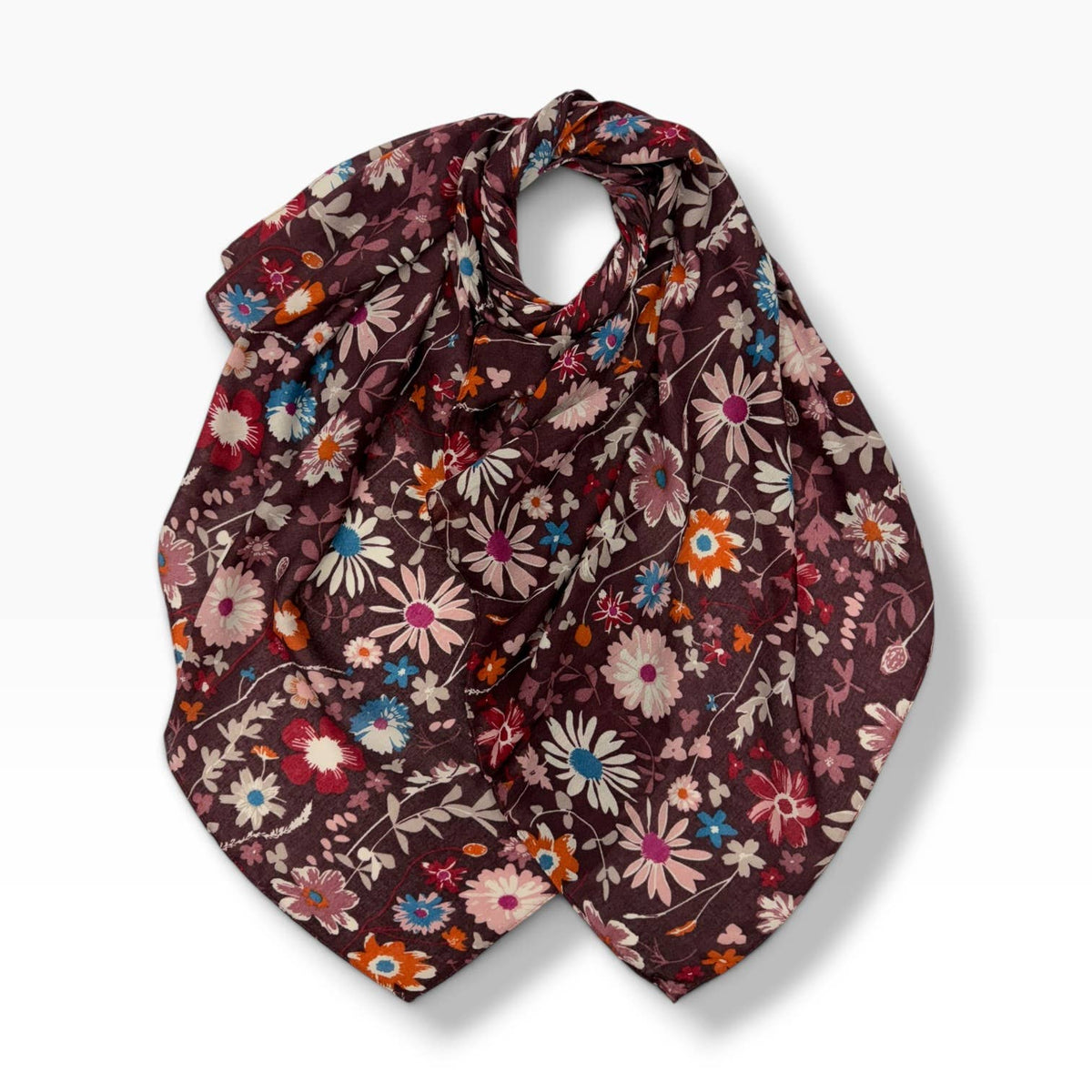 Wildflower Floral Print Scarf - The Coastal Boutique