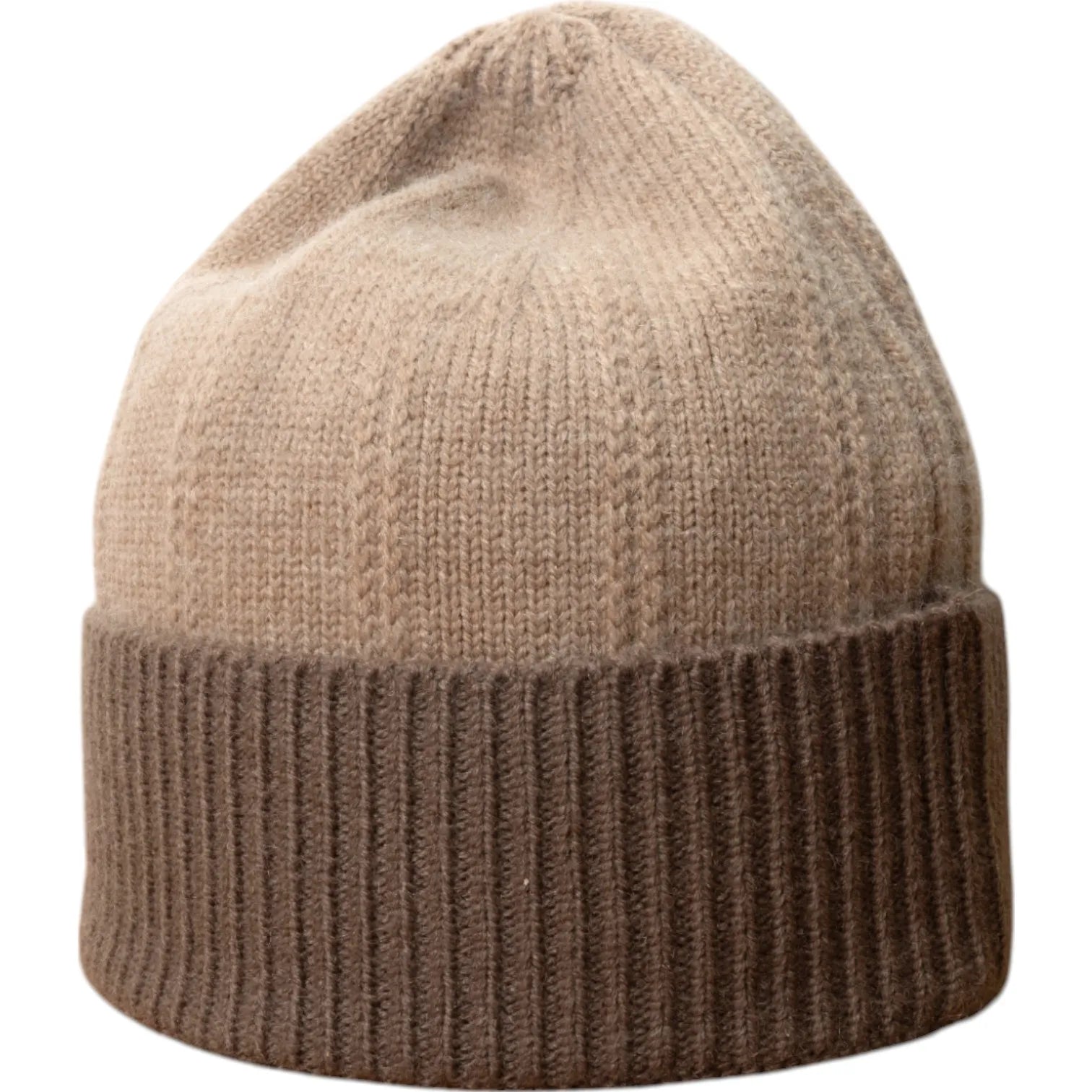 Block Knit Beanie Hat image 0