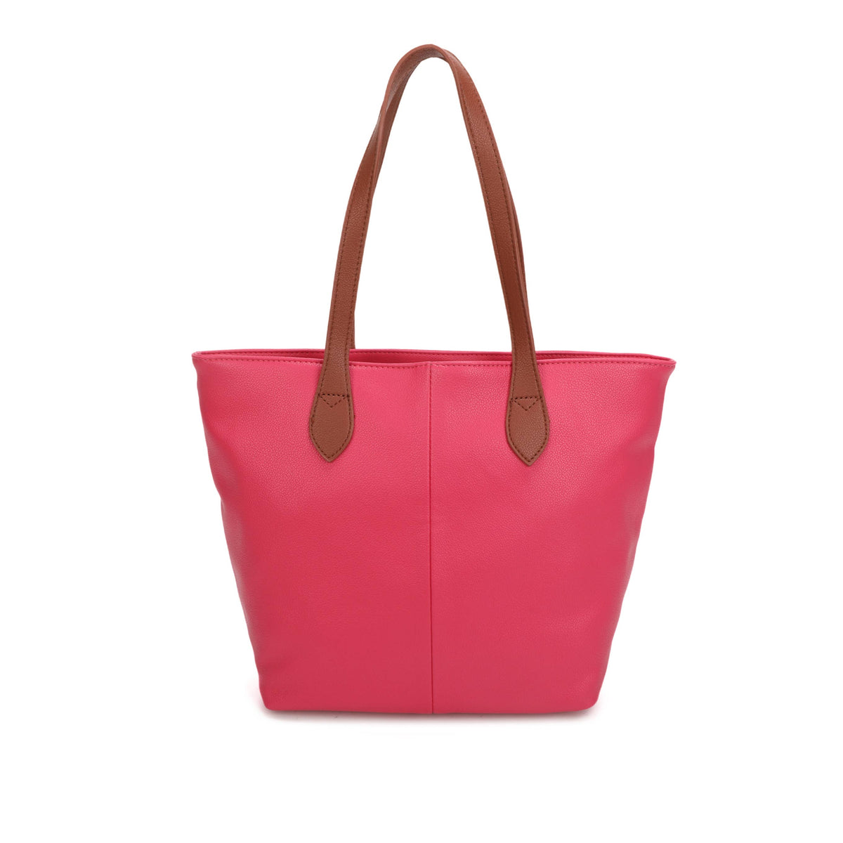 Two-tone handle tote bag in Navy, Teal, Dark Grey and Coffee - product view 9