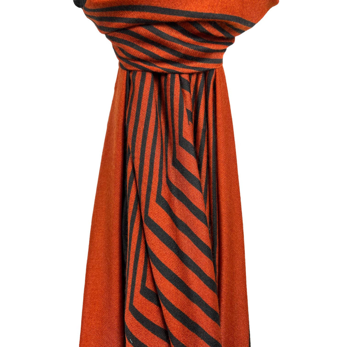 Big maze monogram printed scarf