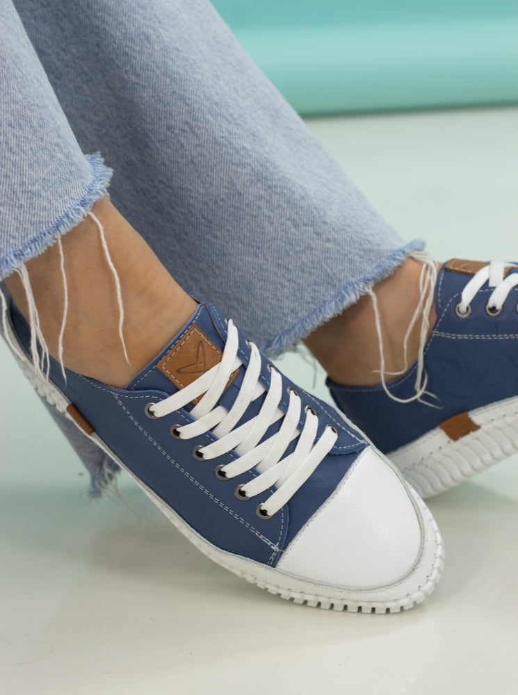 Lunar Truffle Leather Lace Up Pumps image 1