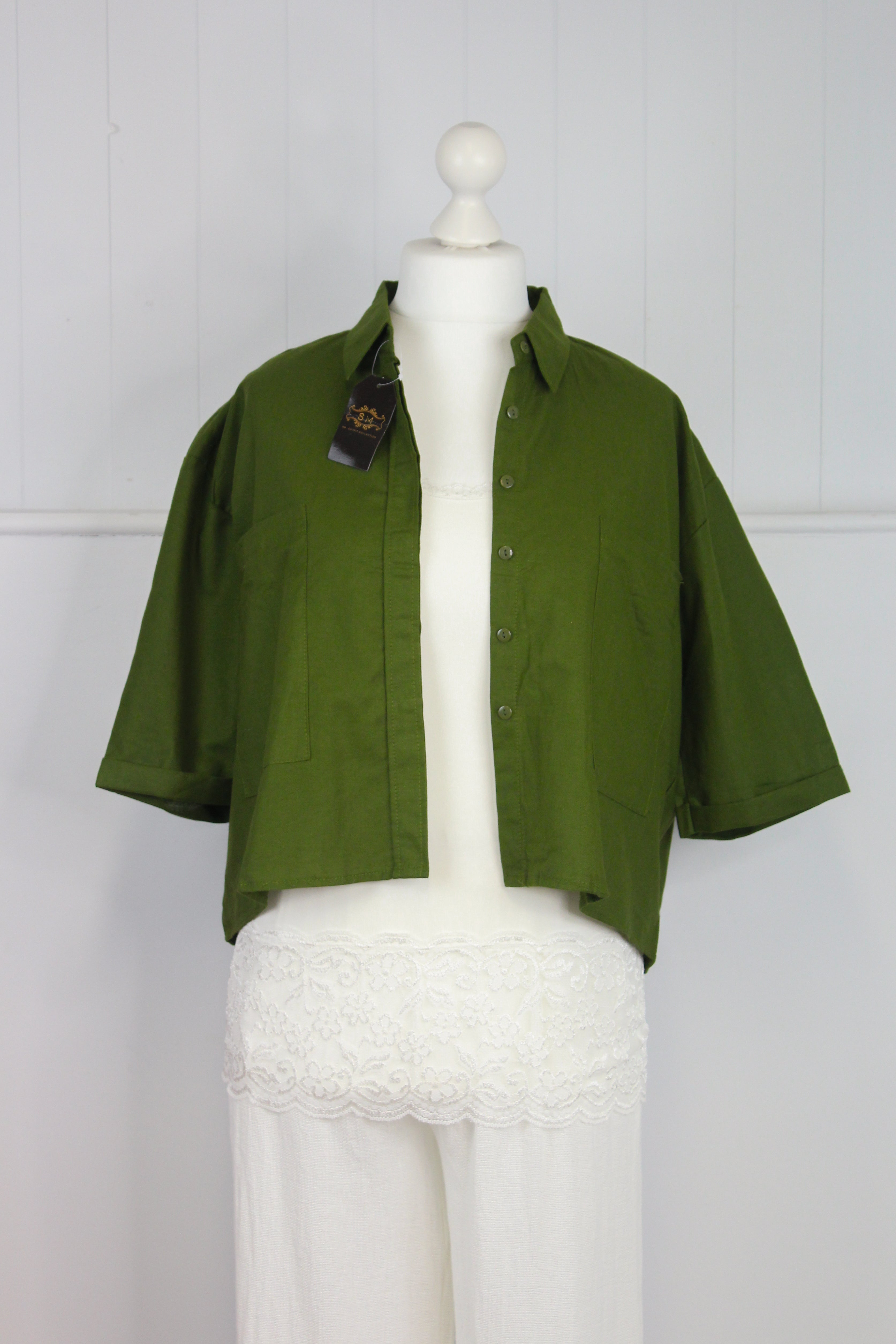 Venice Linen Shirt Button Down Top image 6