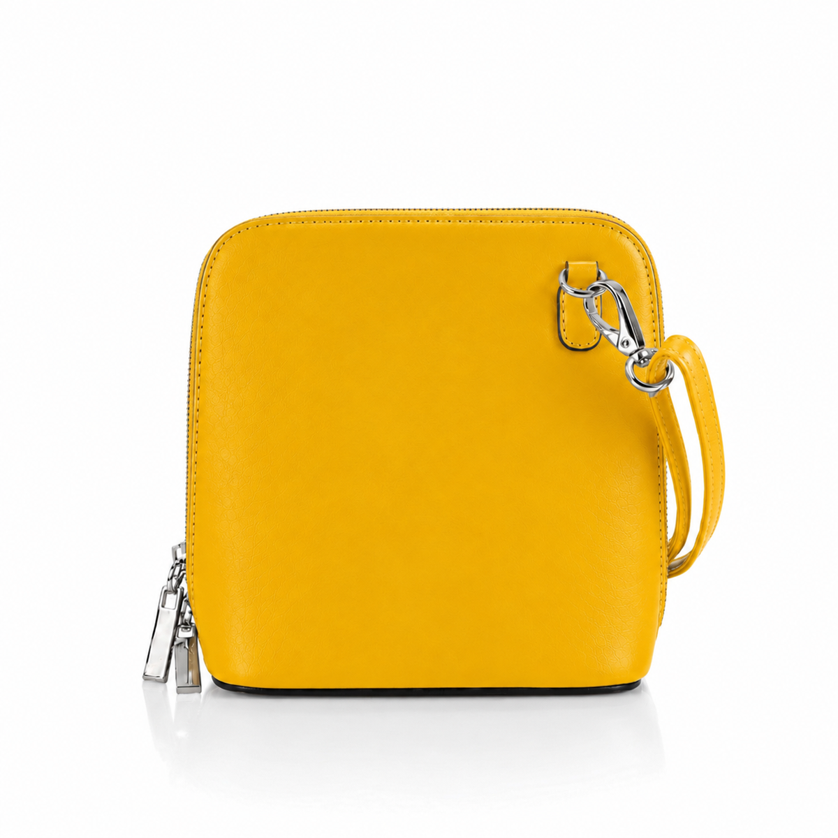 Faux leather square crossbody bag in a choice of colours - product view 25