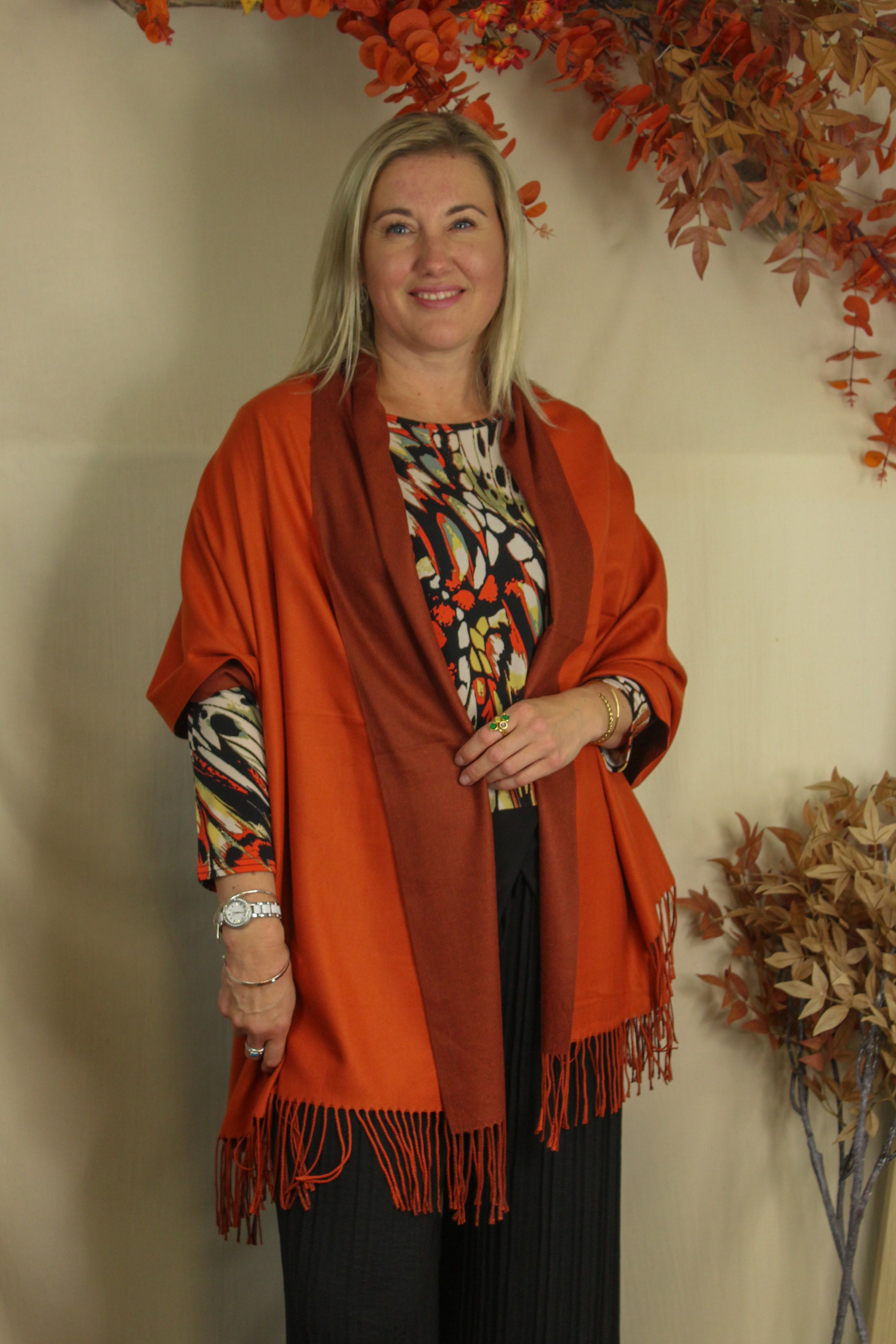 Two Tone Reversible Scarf image 7