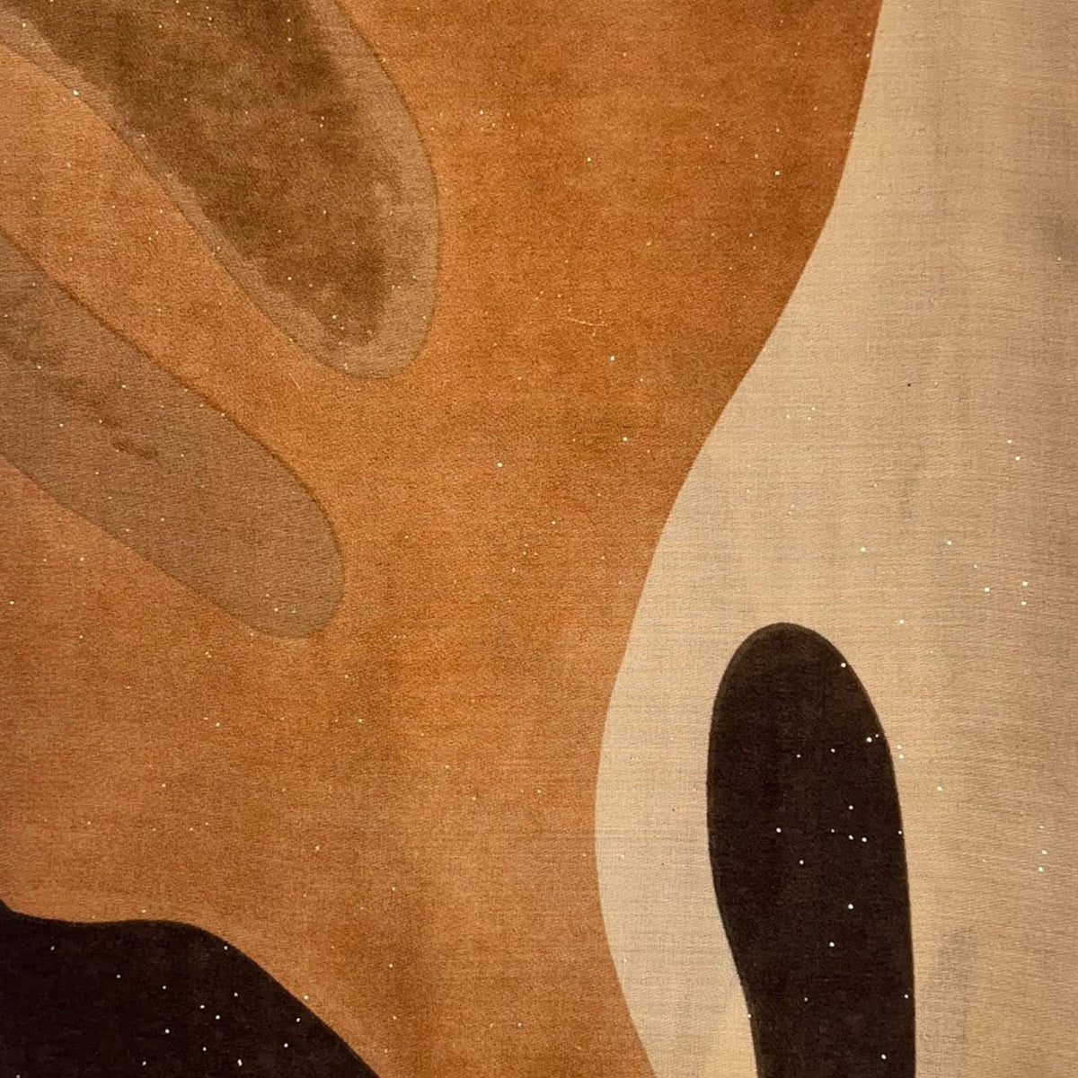 Camouflage print scarf