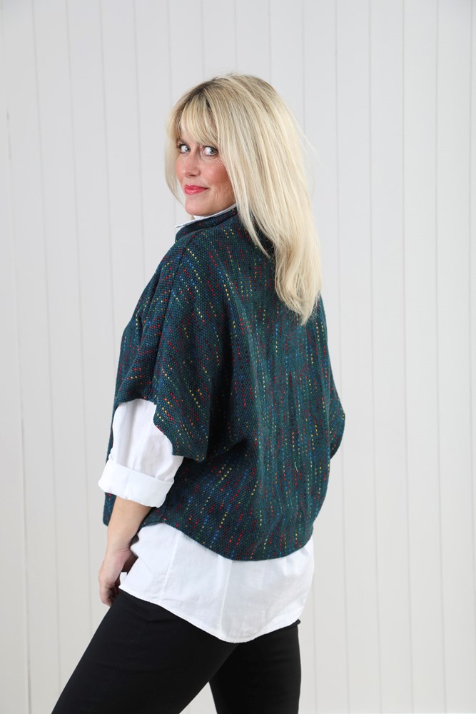 Goose Island Fleck Cowl Poncho Top image 8