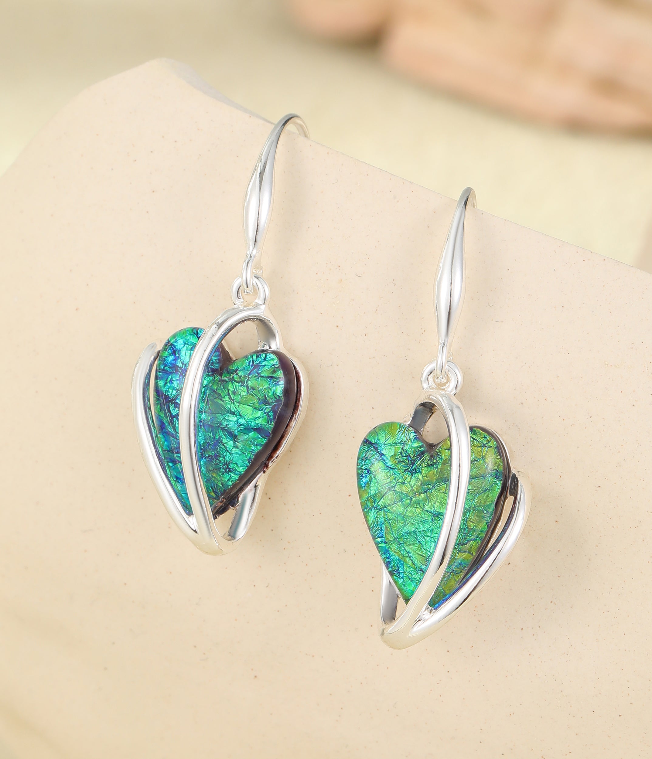 Clarisse Ocean Heart Earrings