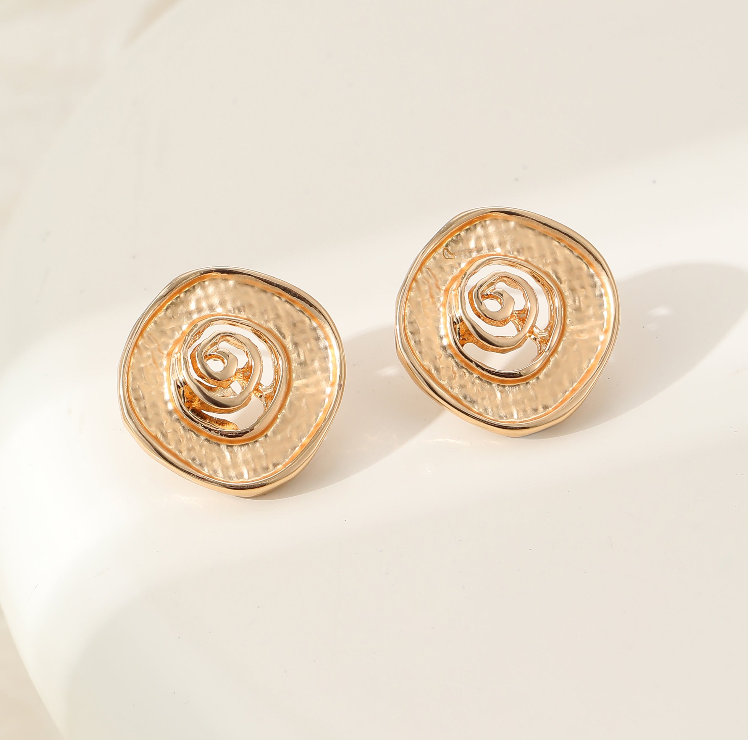 Allie Spiral Stud Earrings - The Coastal Boutique
