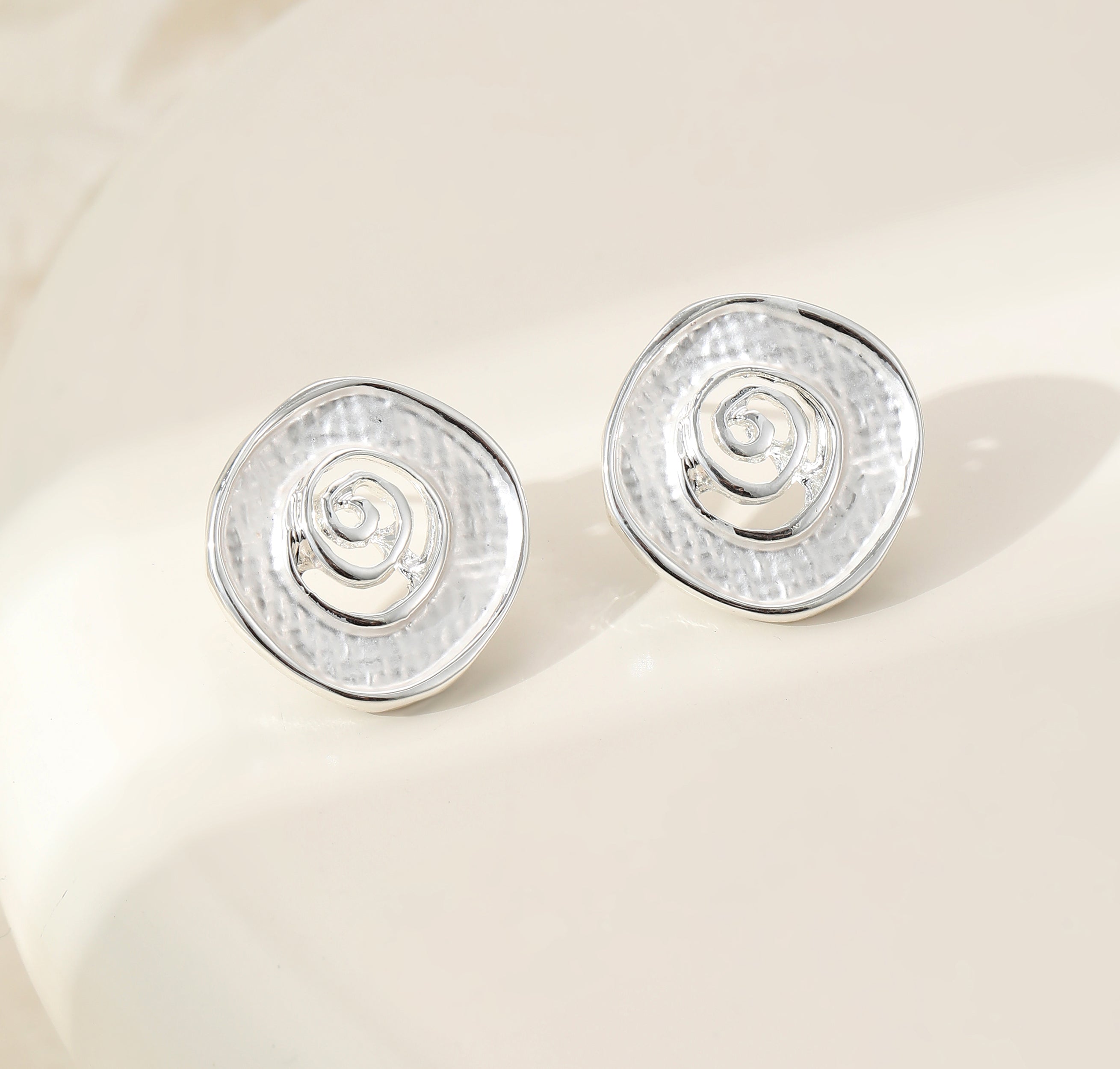 Allie Spiral Stud Earrings - The Coastal Boutique