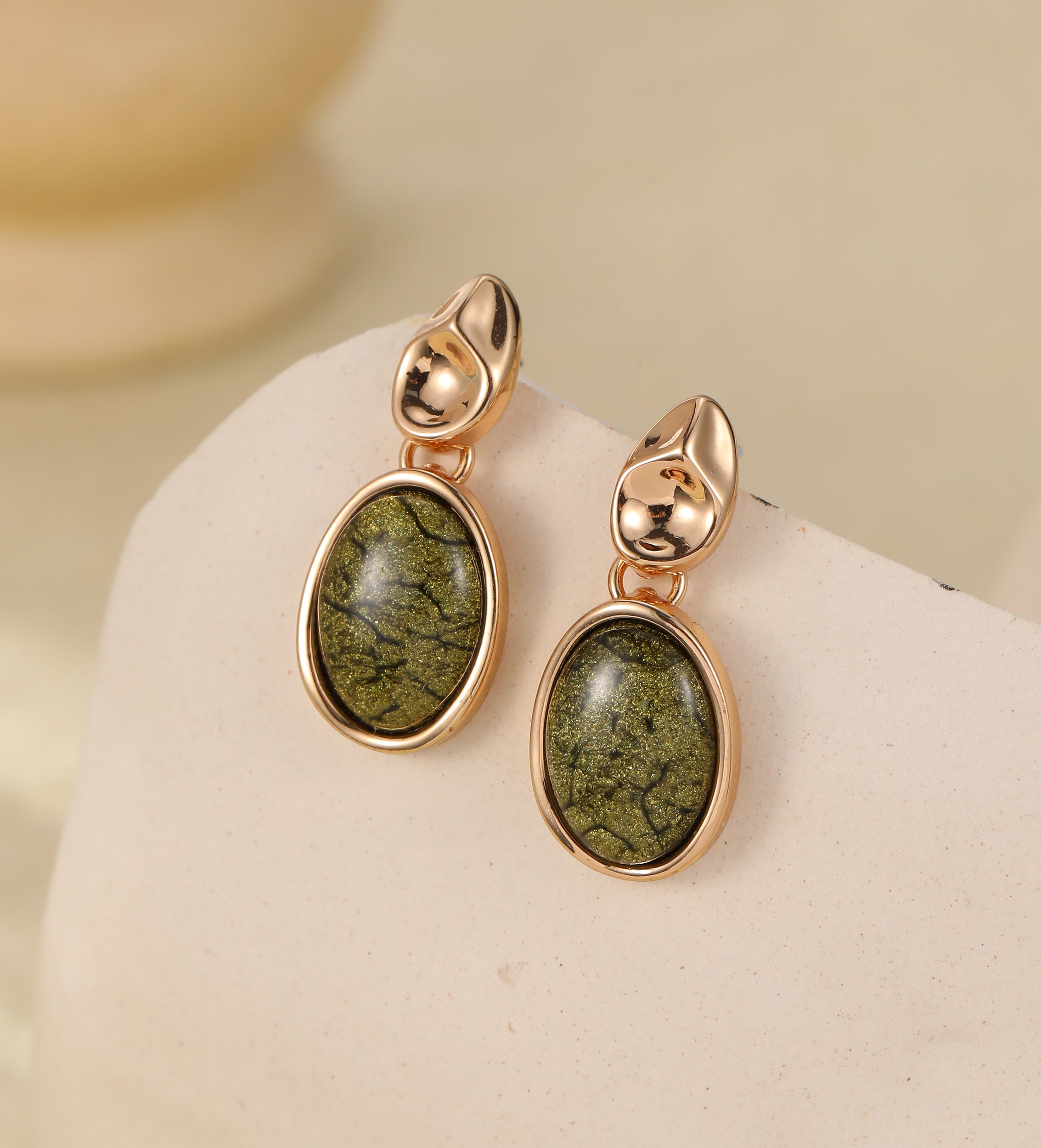 Serena Earthy Drop Earrings - The Coastal Boutique
